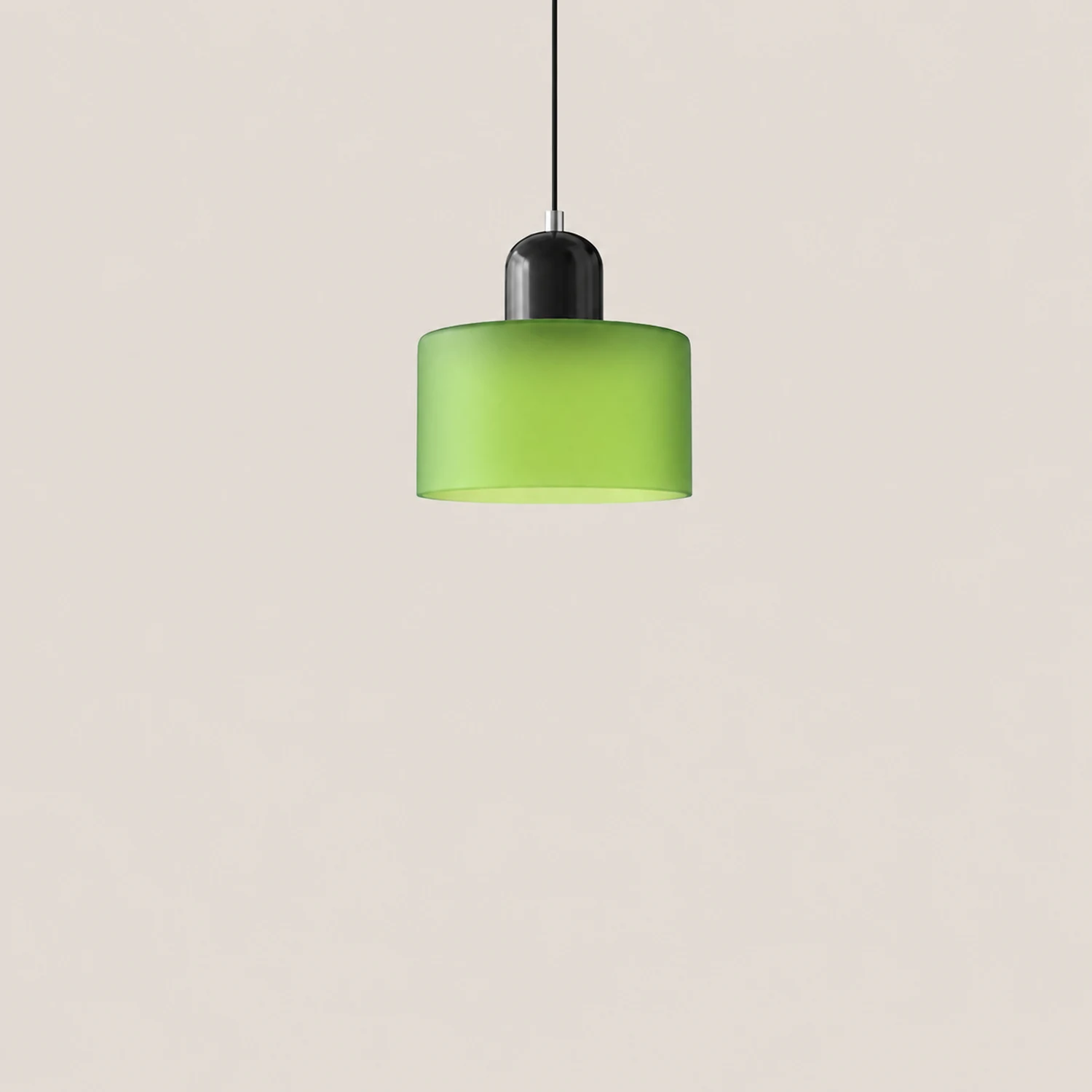 Morandi Modern White Glass Kitchen Island Pendant Light - Lumpaz