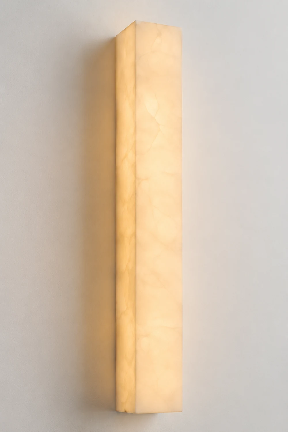 Edge Modern Rectangular Resin Outdoor Wall Lamp, White - Lumpaz
