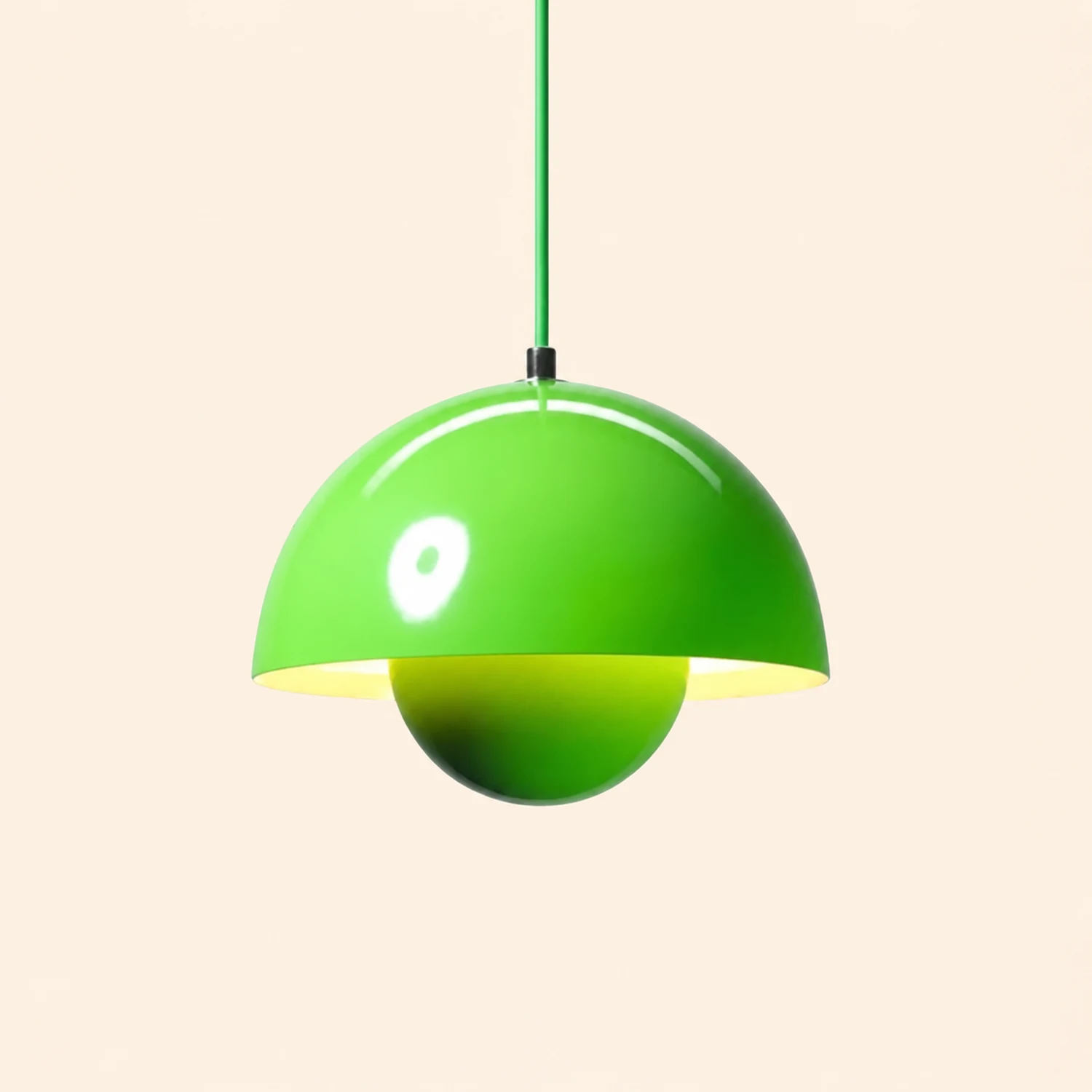 Morandi Modern Colorful Art Deco Pendant Light Metal Bedroom - Lumpaz