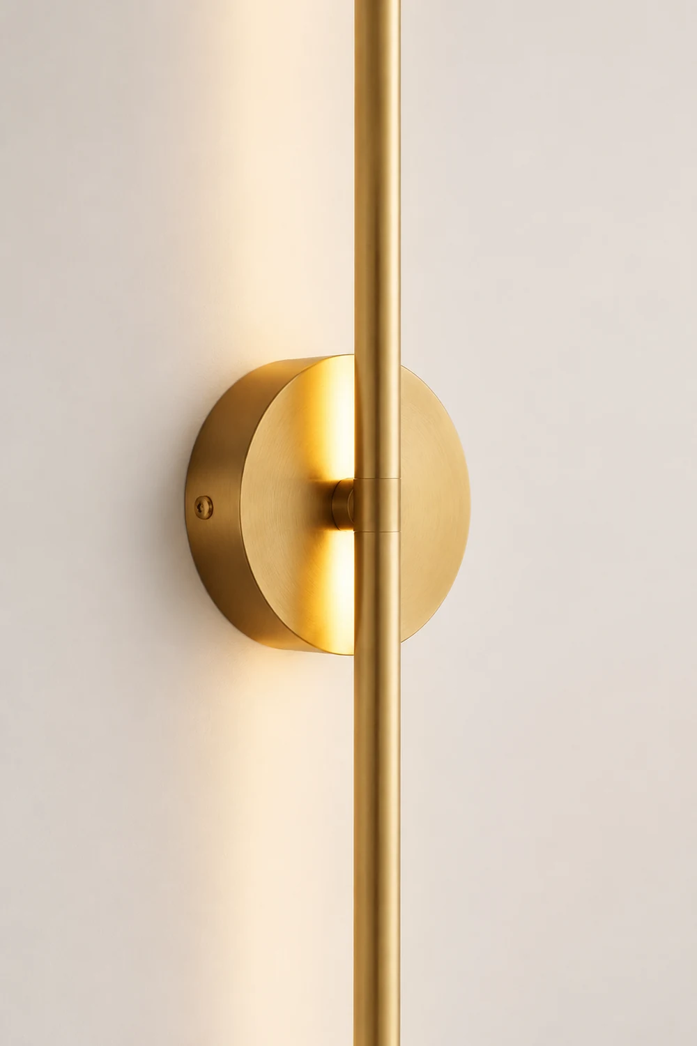Edge Modern Linear Metal&Silica Gel Wall Mount Lamps, Gold - Lumpaz