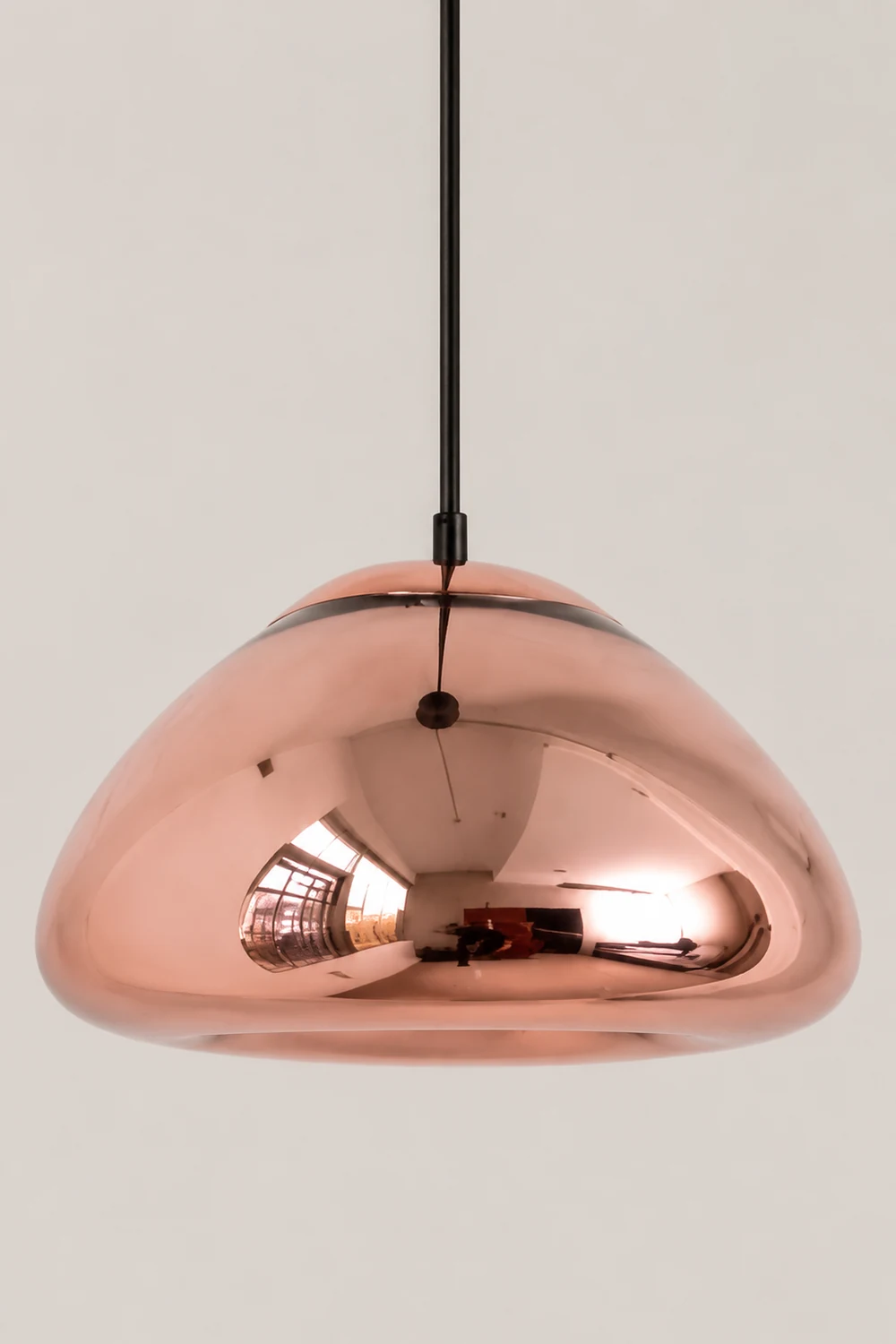 Morandi Modern Bread Shape Glass/Metal Pendant Light, 3 Colors - Lumpaz