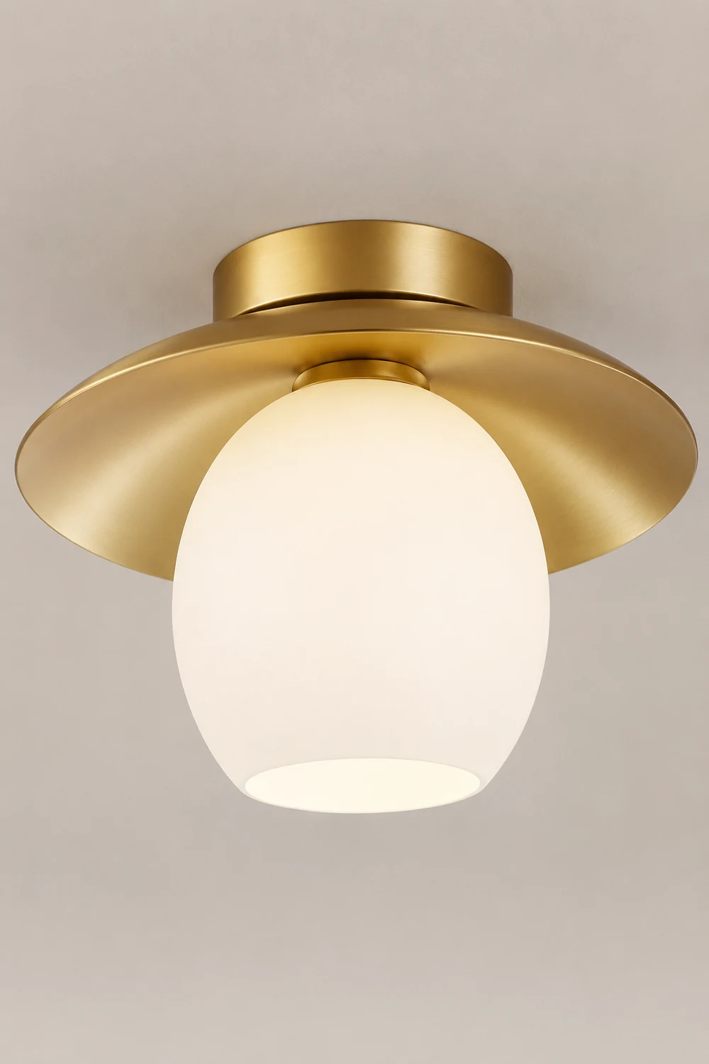 Carins Nordic Retro LED Ceiling Light Metal Glass Corridor Balcony - Lumpaz