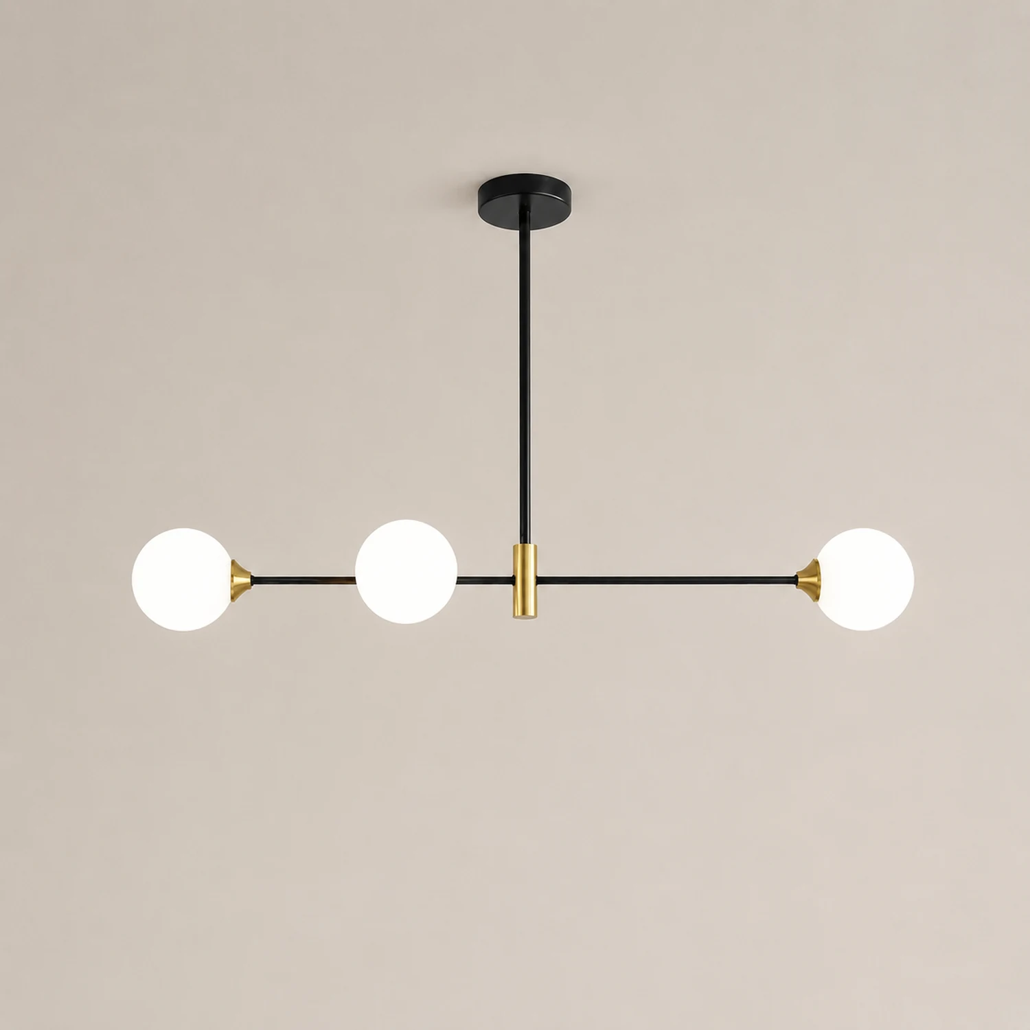 Valentina Nordic Bubble Metal Pendant Light, Black - Lumpaz