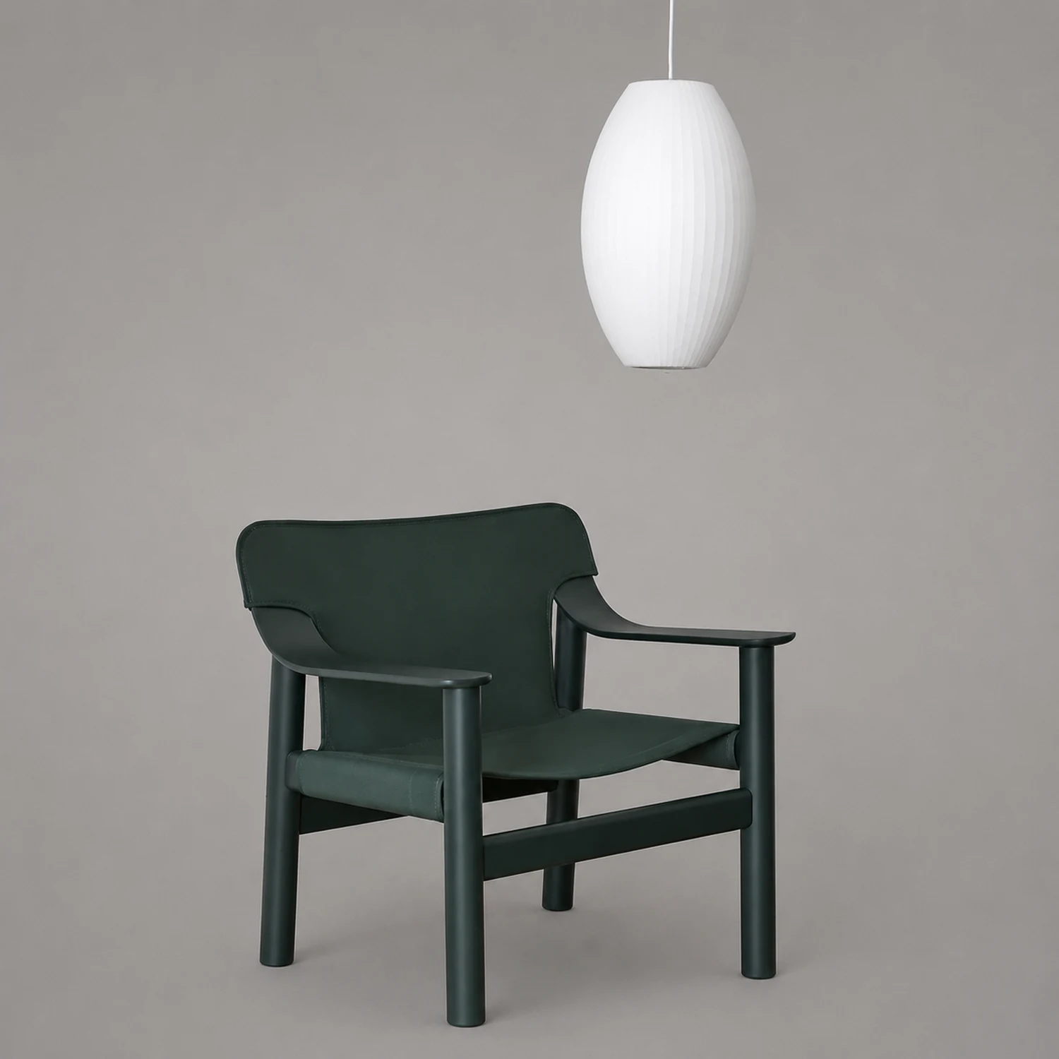 Renée White Single Pendant Light, Artificial Silk Shade, 6 Style - Lumpaz
