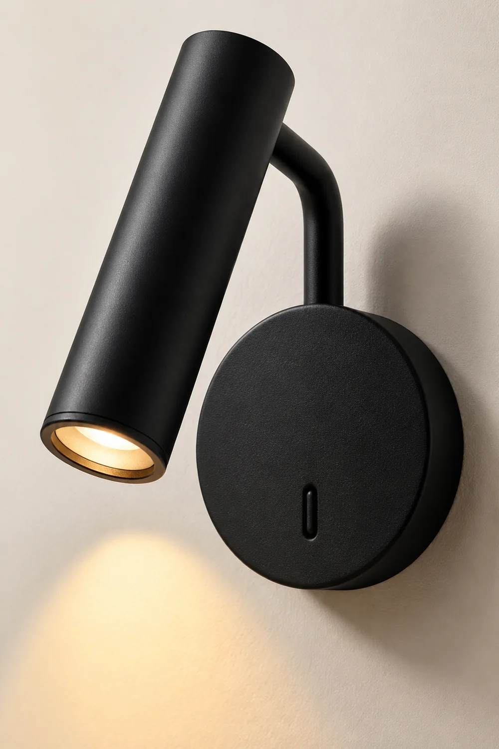 Orr Wall Lamps Swing Arm Modern, LED Spotlight, Black/White/Gold, Corridor - Lumpaz