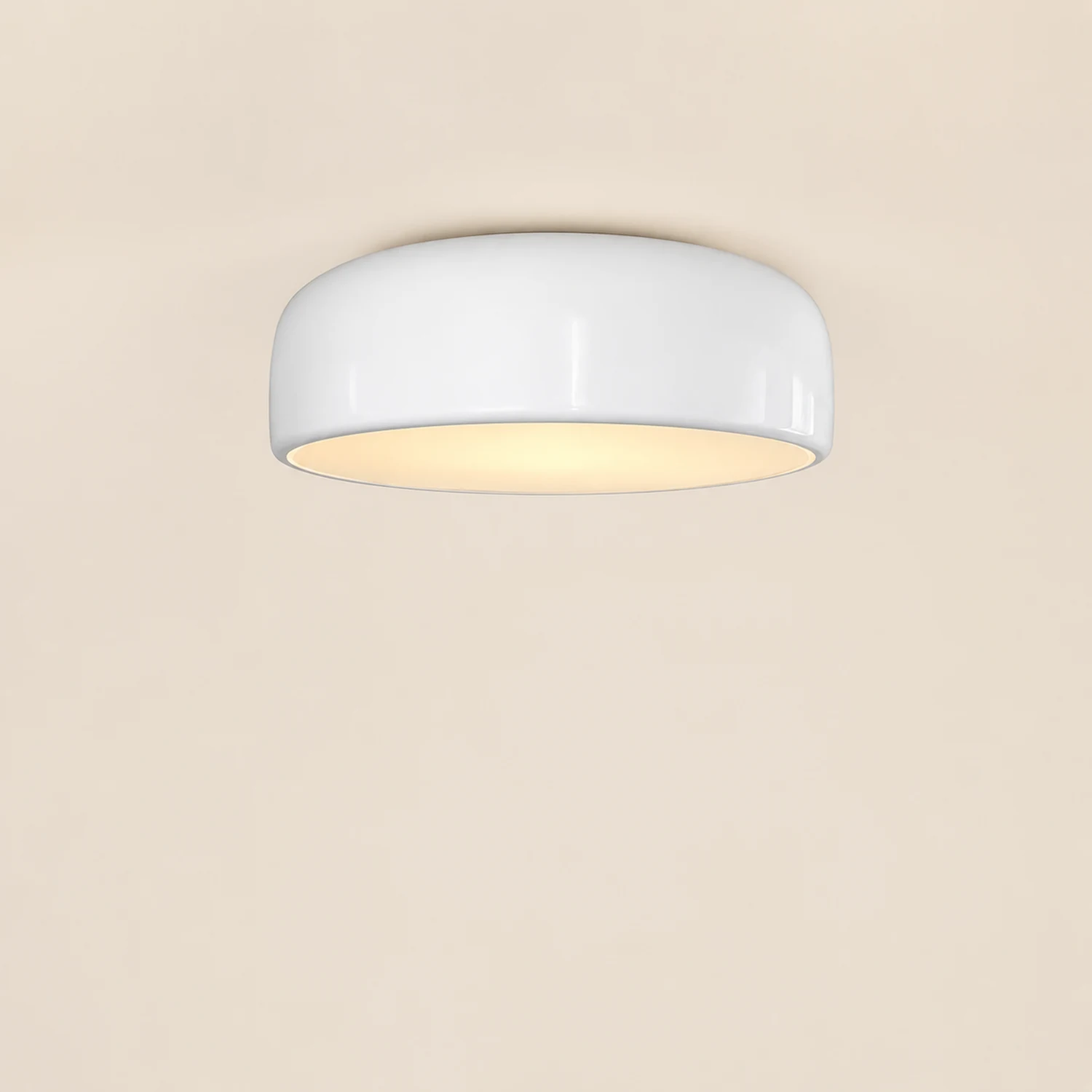 Morandi Vintage LED Ceiling Light White Red Study Bedroom Kitchen - Lumpaz