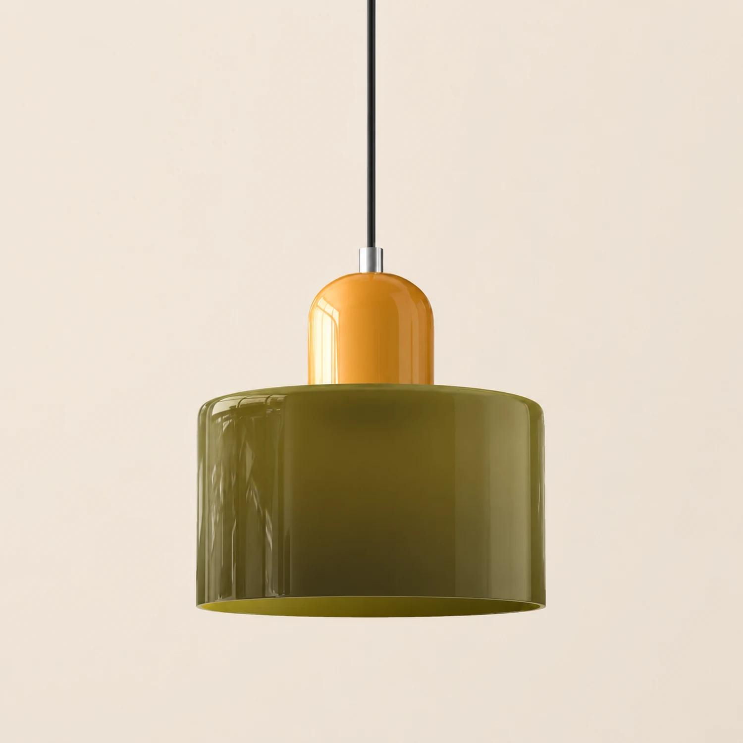 Morandi Modern White Glass Kitchen Island Pendant Light - Lumpaz