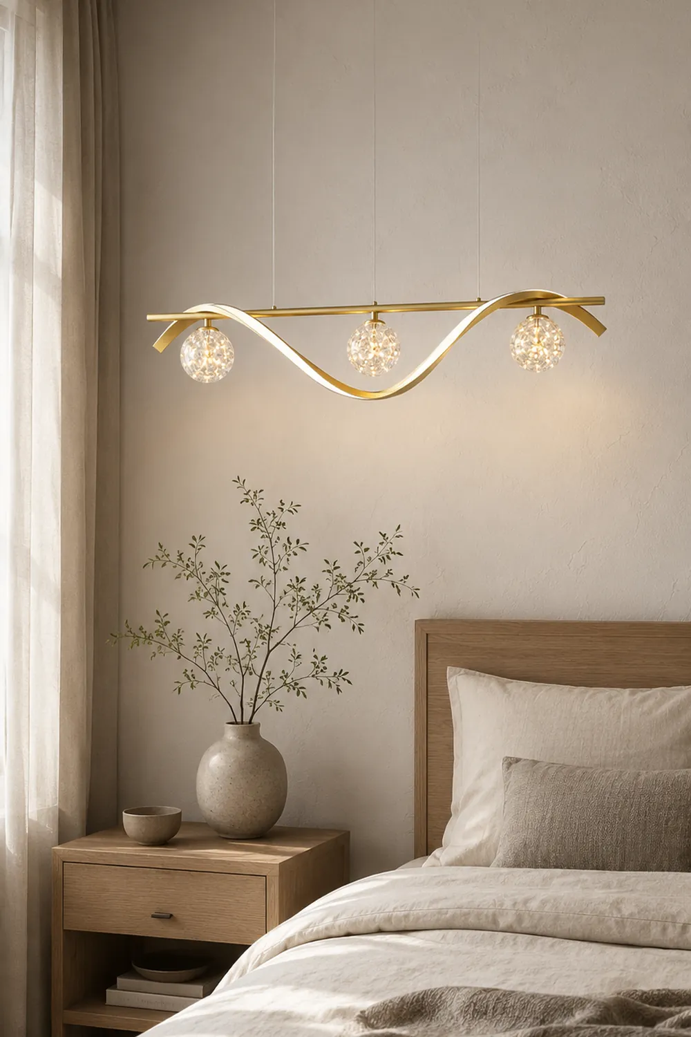 Pendant Light, Black/Gold, Kitchen/Living Room - Lumpaz
