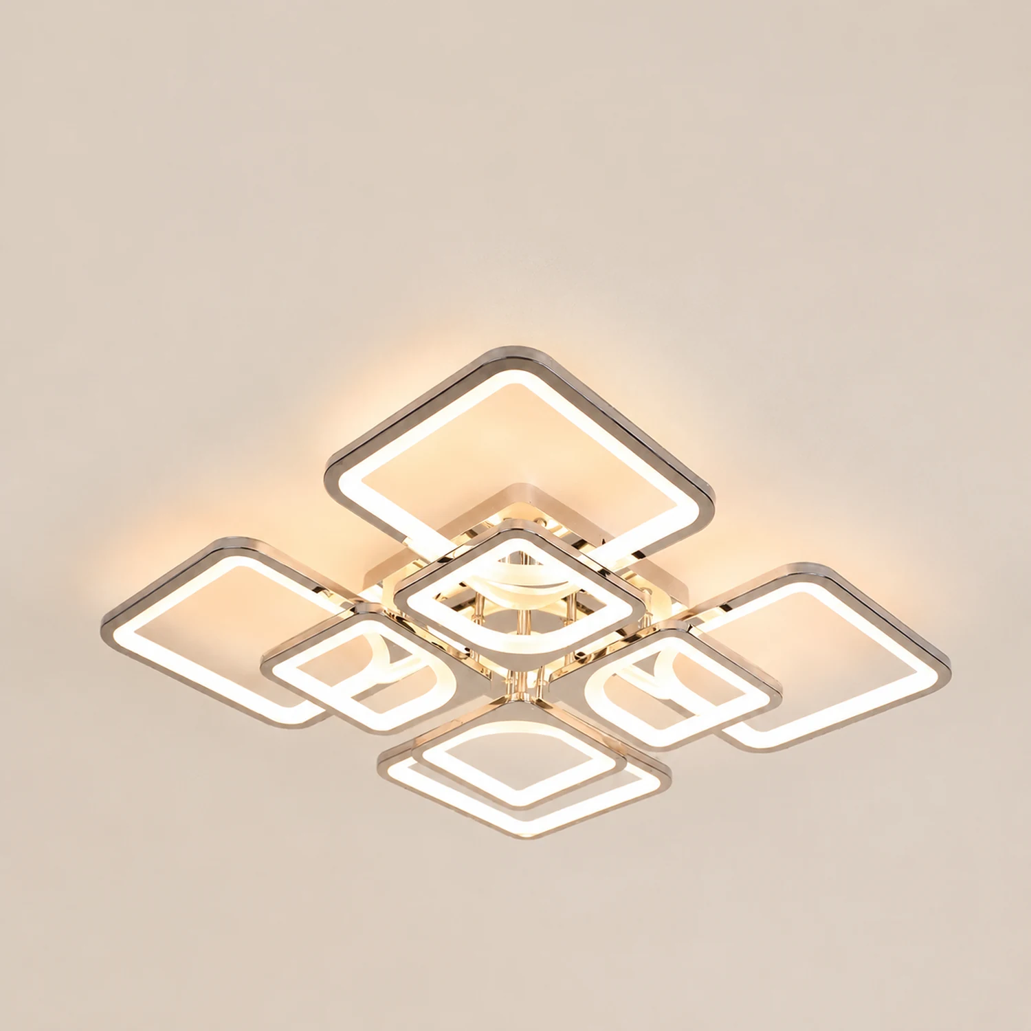 Lacey Modern Square Flush Mount Ceiling Light - Lumpaz
