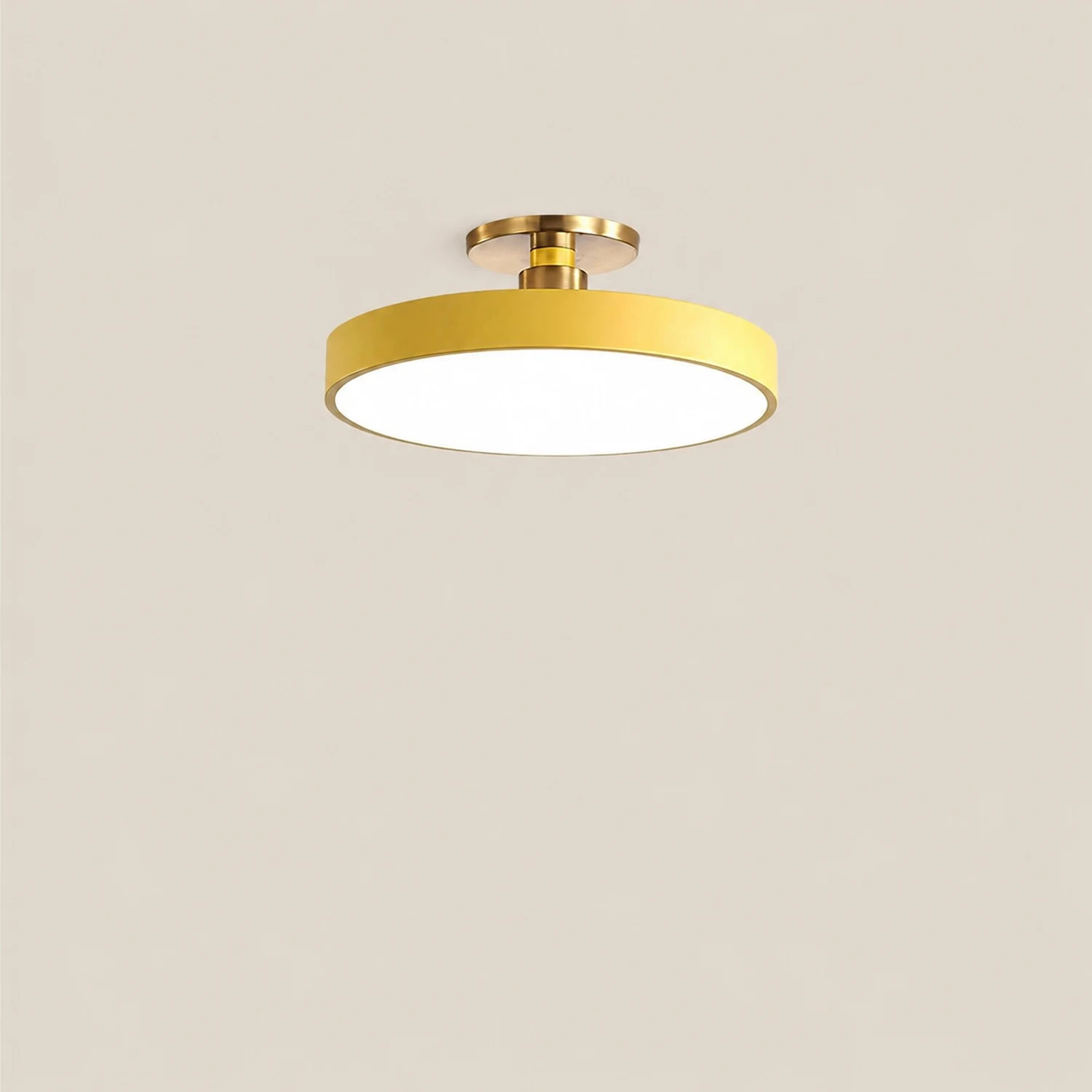 Morandi Nordic Minimalist Round Flush Mount Ceiling Light - Lumpaz