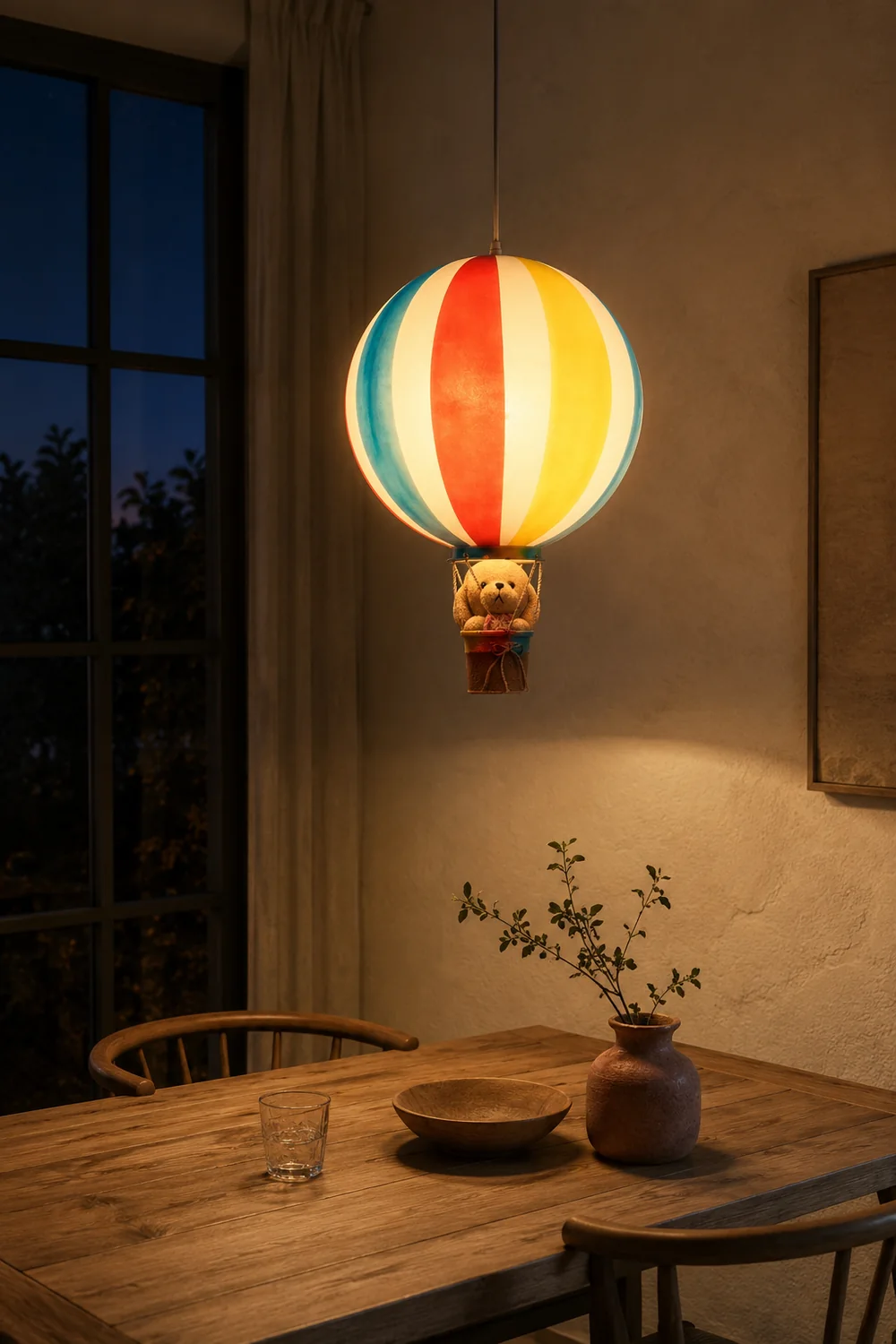 Nordic Creative Colorful Balloon Acrylic Pendant Light, Bedroom - Lumpaz