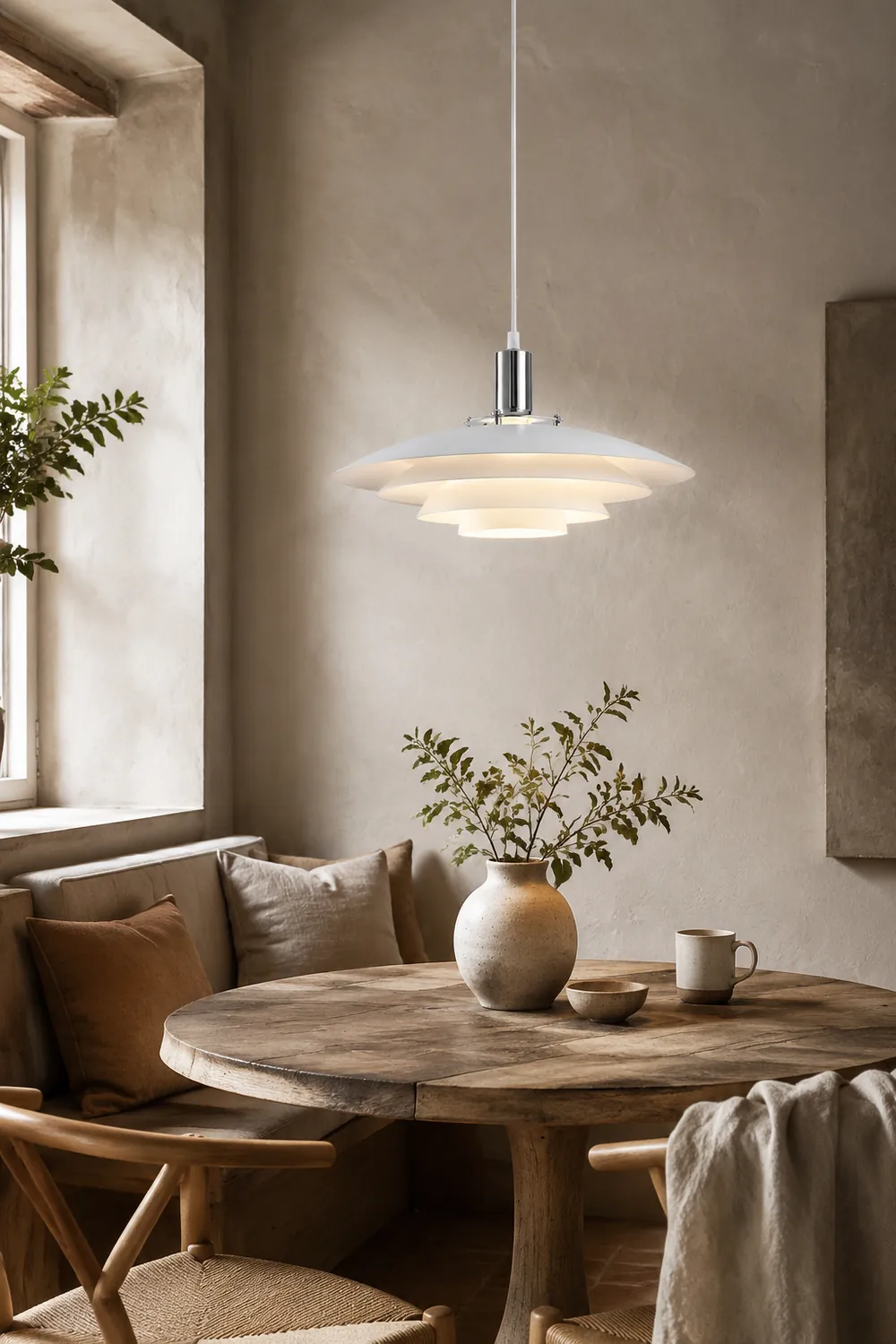 Carins Cluster White Nordic Pendant Light Living Room/Kitchen - Lumpaz