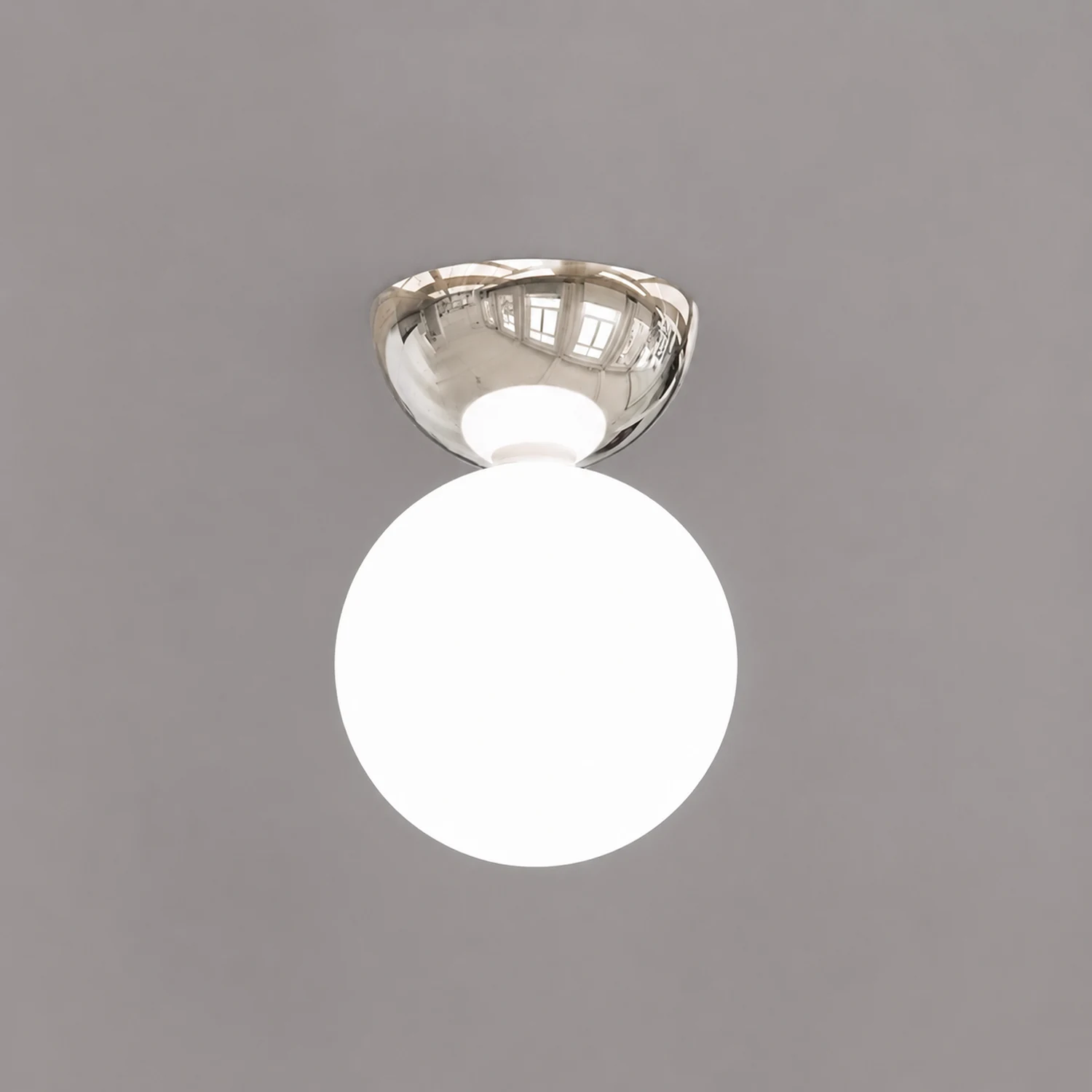 Valentina Vintage Cream Style Ceiling Light Red Chrome Green Bedroom - Lumpaz