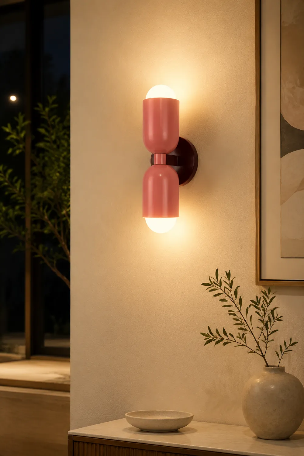 Morandi Modern Art Decoration Double-Headed Colorful Wall Lamp - Lumpaz