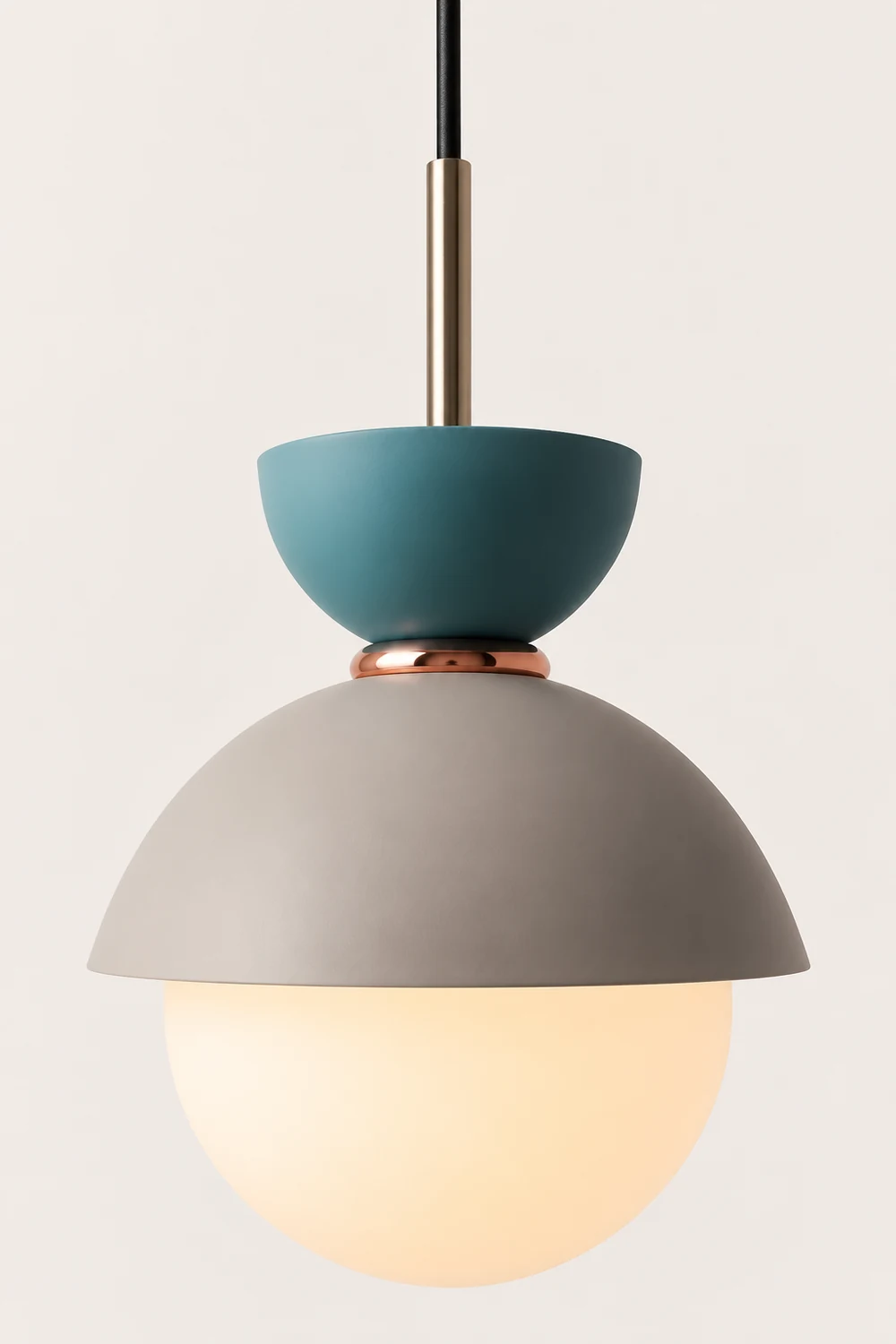 Cairns Nordic Metal Colorful Globe Pendant Light, Bedroom - Lumpaz