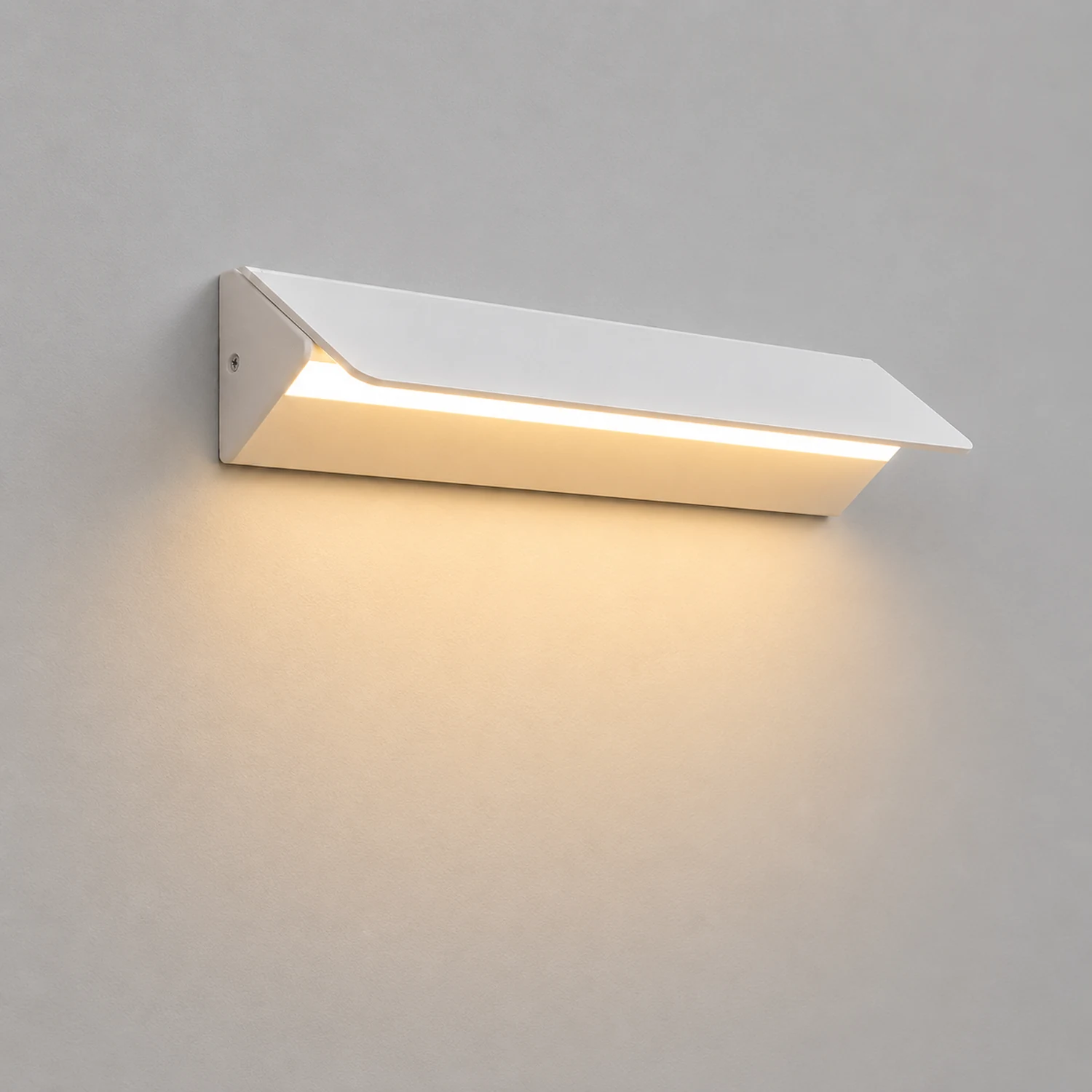 Orr LED Metal Indoor Wall Lamp Rotatable, White - Lumpaz