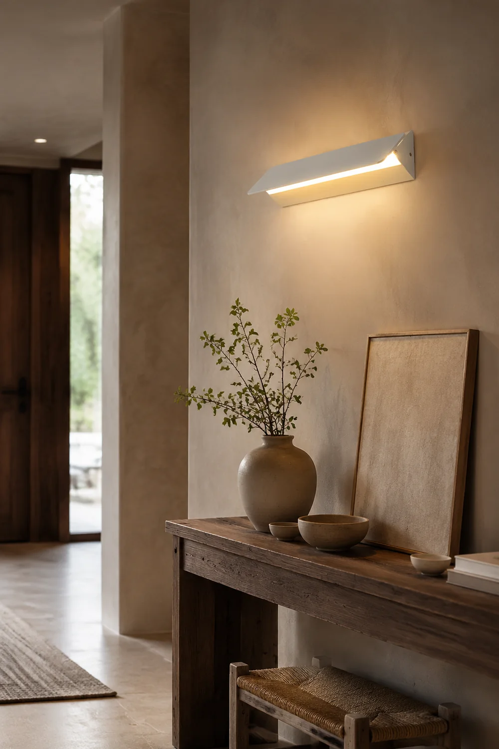 Orr LED Metal Indoor Wall Lamp Rotatable, White - Lumpaz
