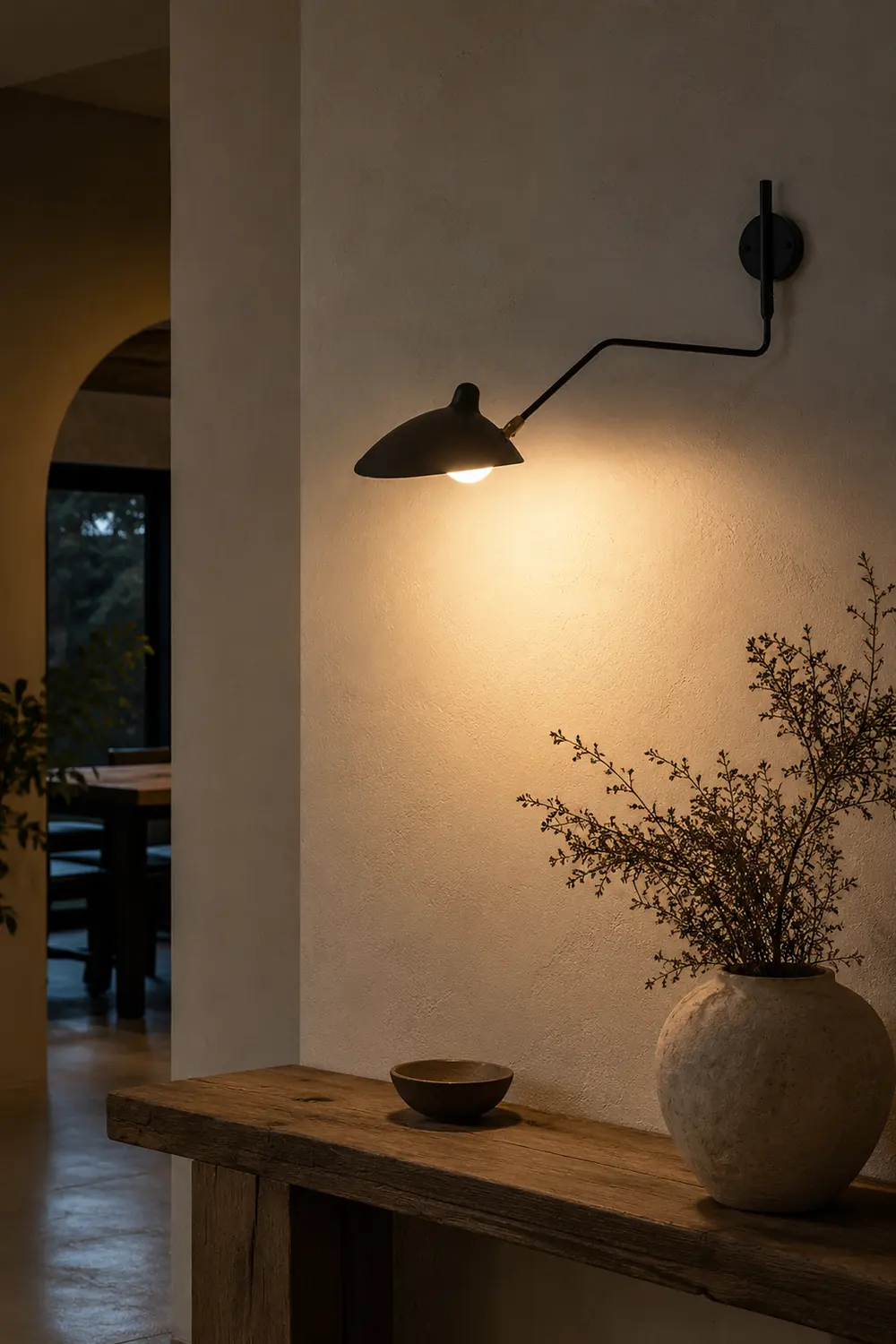 Schmitt Wall Lamp Industry, Metal, Black, Living Room - Lumpaz