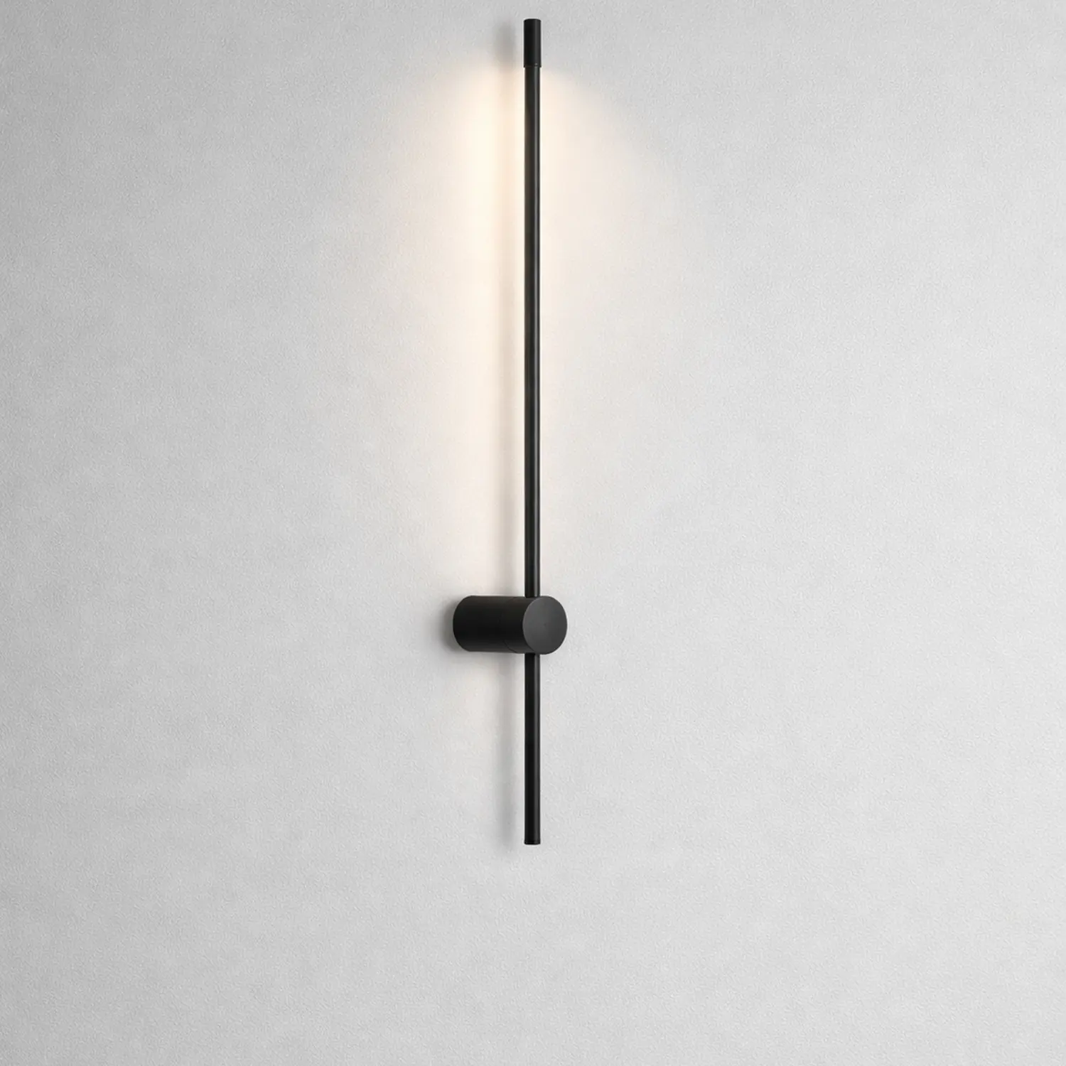 Edge Modern Minimalist LED Wall Reading Lamp, Black - Lumpaz