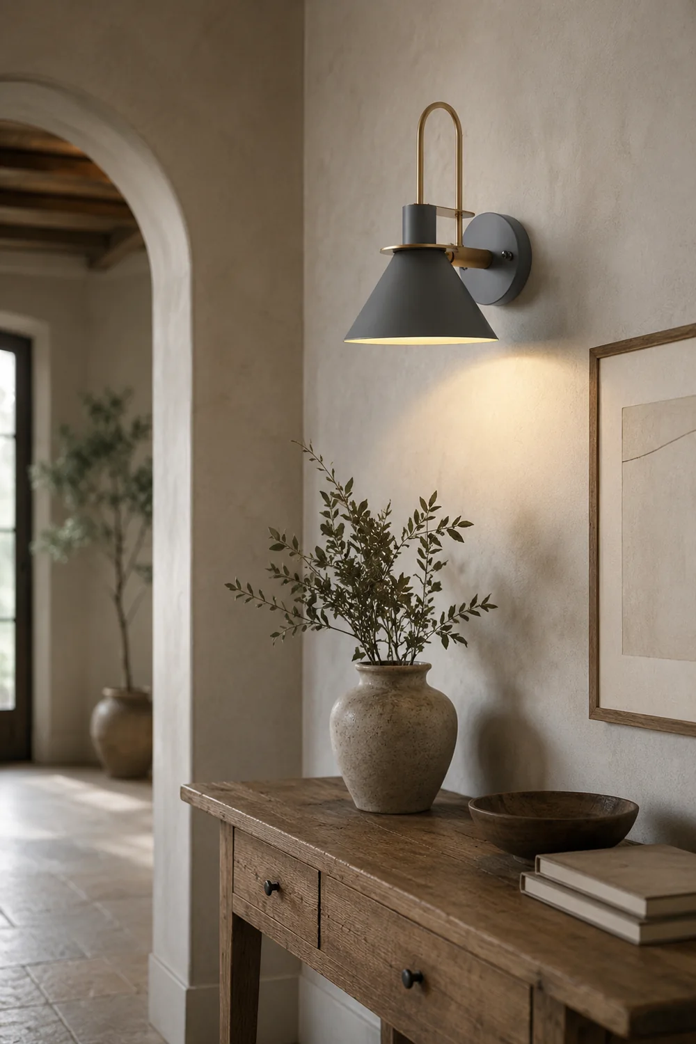 Morandi Vintage Horn Shape Metal Wall Lamp, Living room/Bedroom/Bathroom - Lumpaz