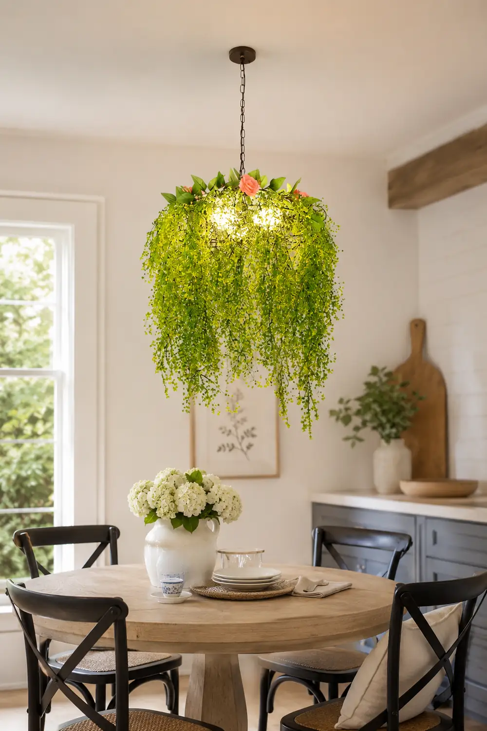 Nest Art Natural Plant/Flower Decor Pendant Light Living Room - Lumpaz