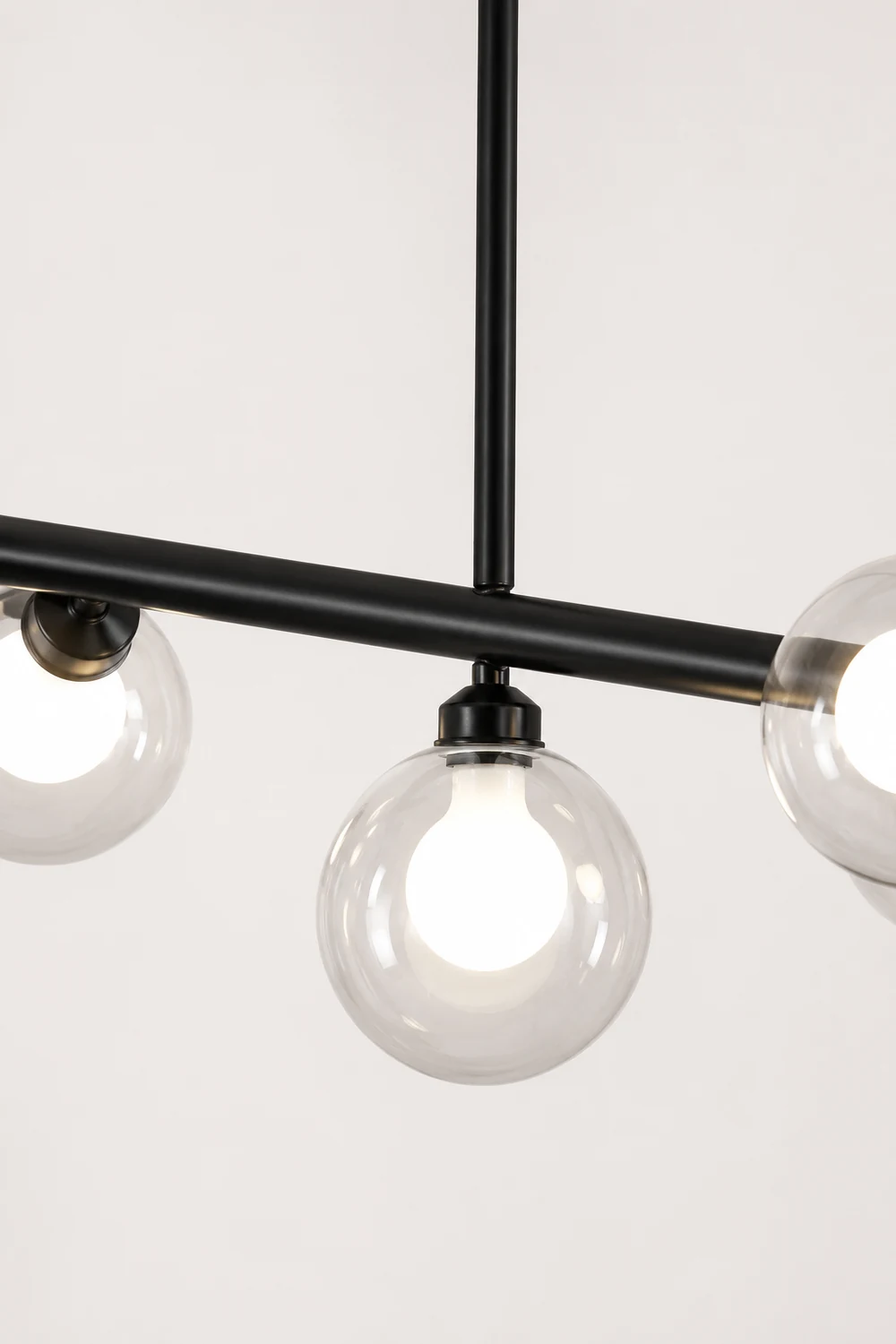 Valentina Nordic Linear Pendant Light Black Gold Kitchen Islands - Lumpaz