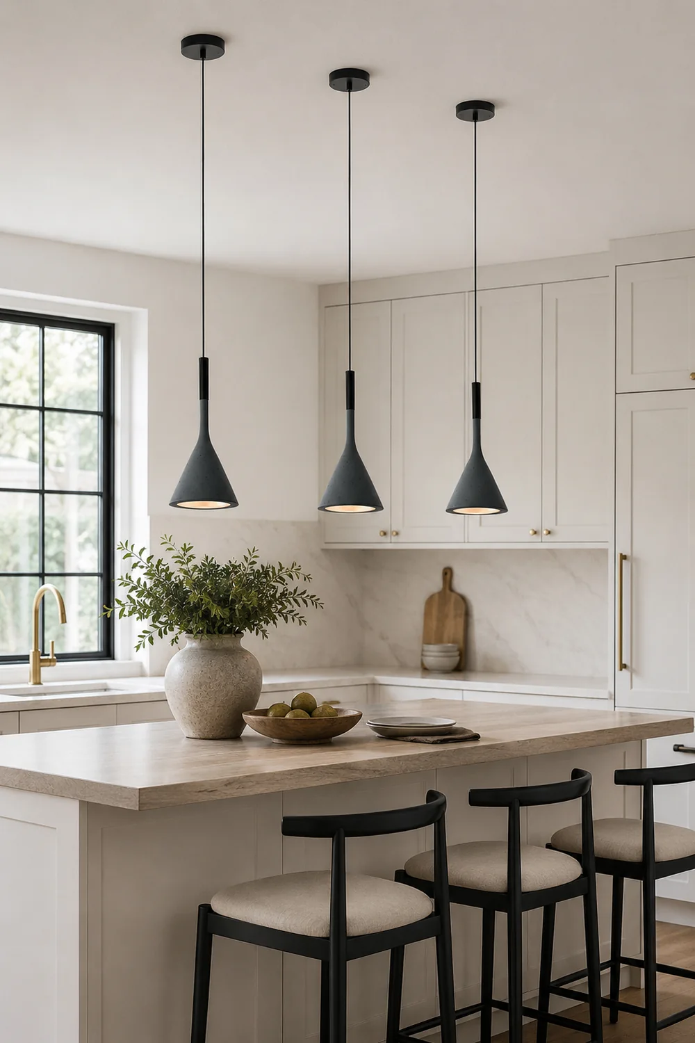 Morandi Modern Pendant Light, Triangle - Lumpaz