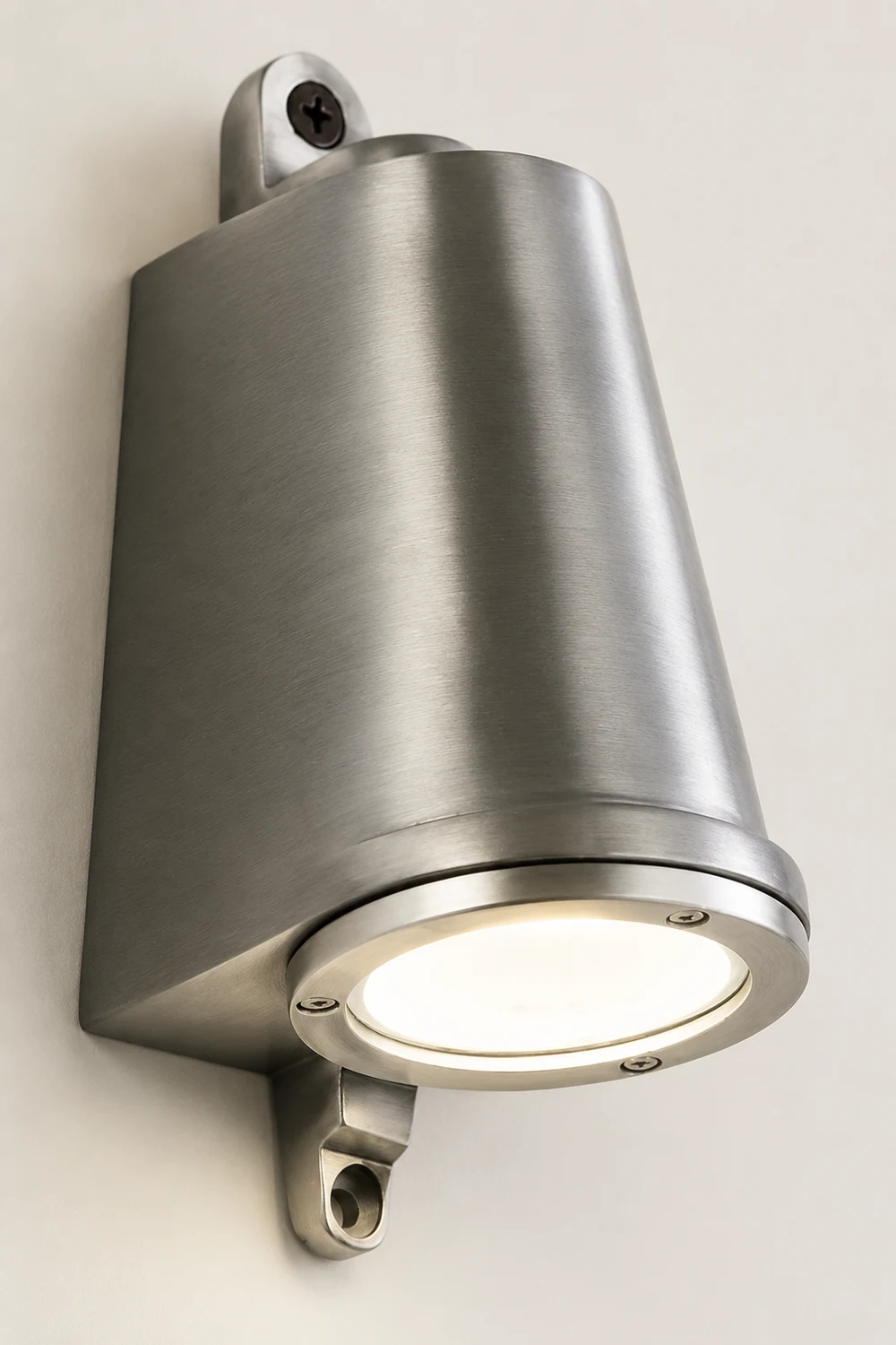 Orr Industrial Metal Bell Shaped Outdoor Wall Lamp, Black/Gray/Coppery/Aluminum - Lumpaz