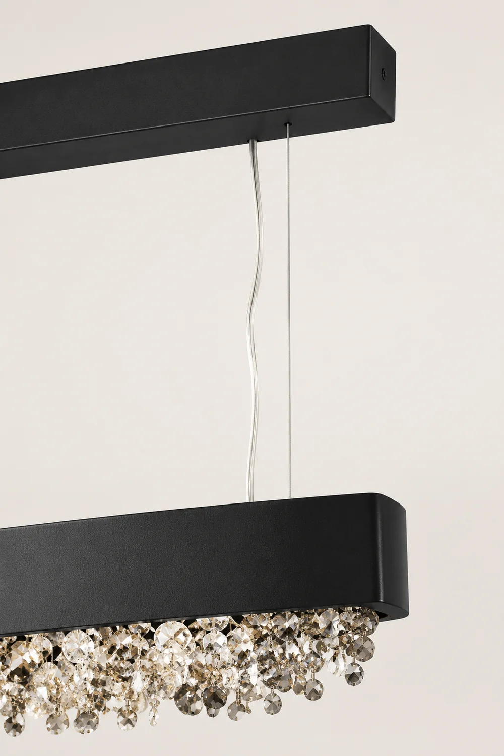 Marilyn Modern Crystal Pendant Light Black/White/Brown/Gold - Lumpaz