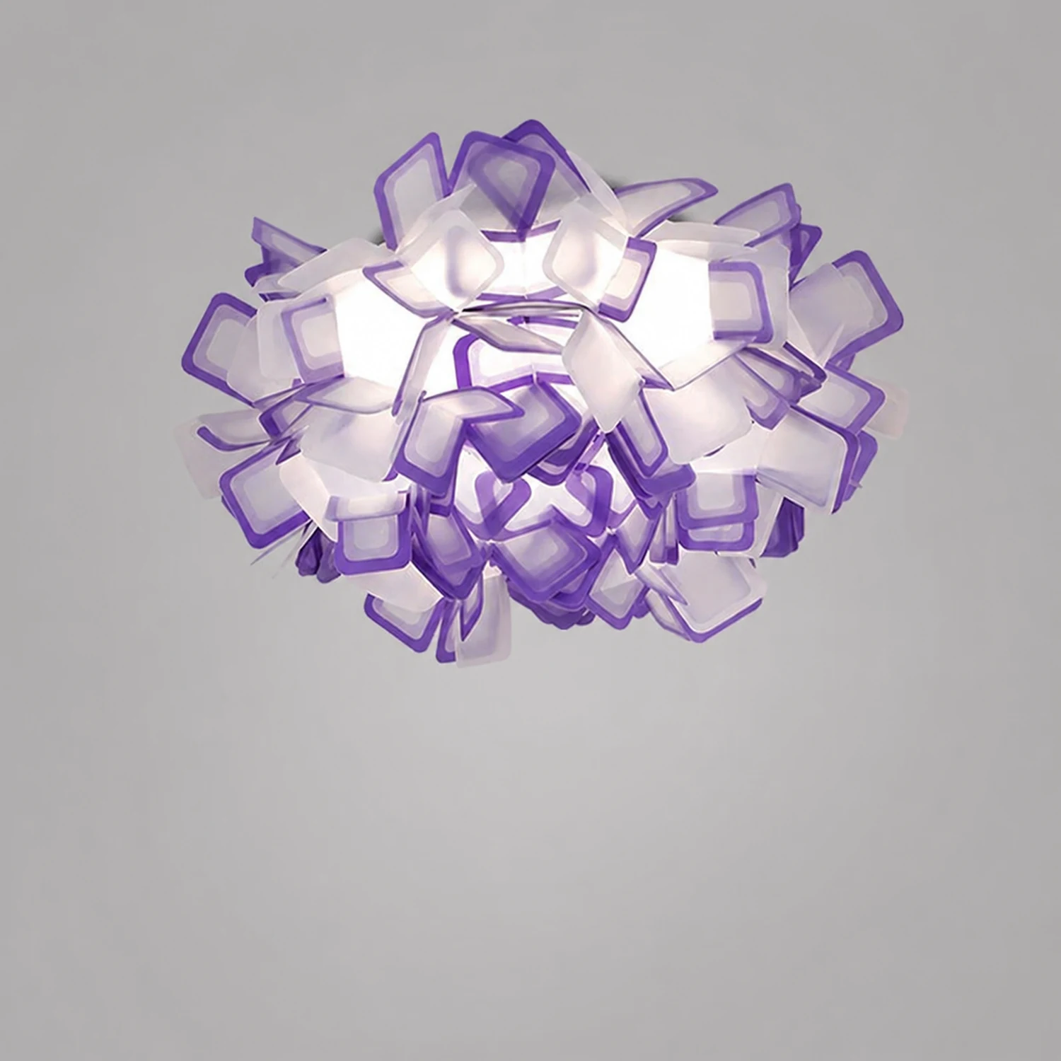 Morandi Art Deco Flower Acrylic Flush Mount Ceiling Light 7 Colors - Lumpaz