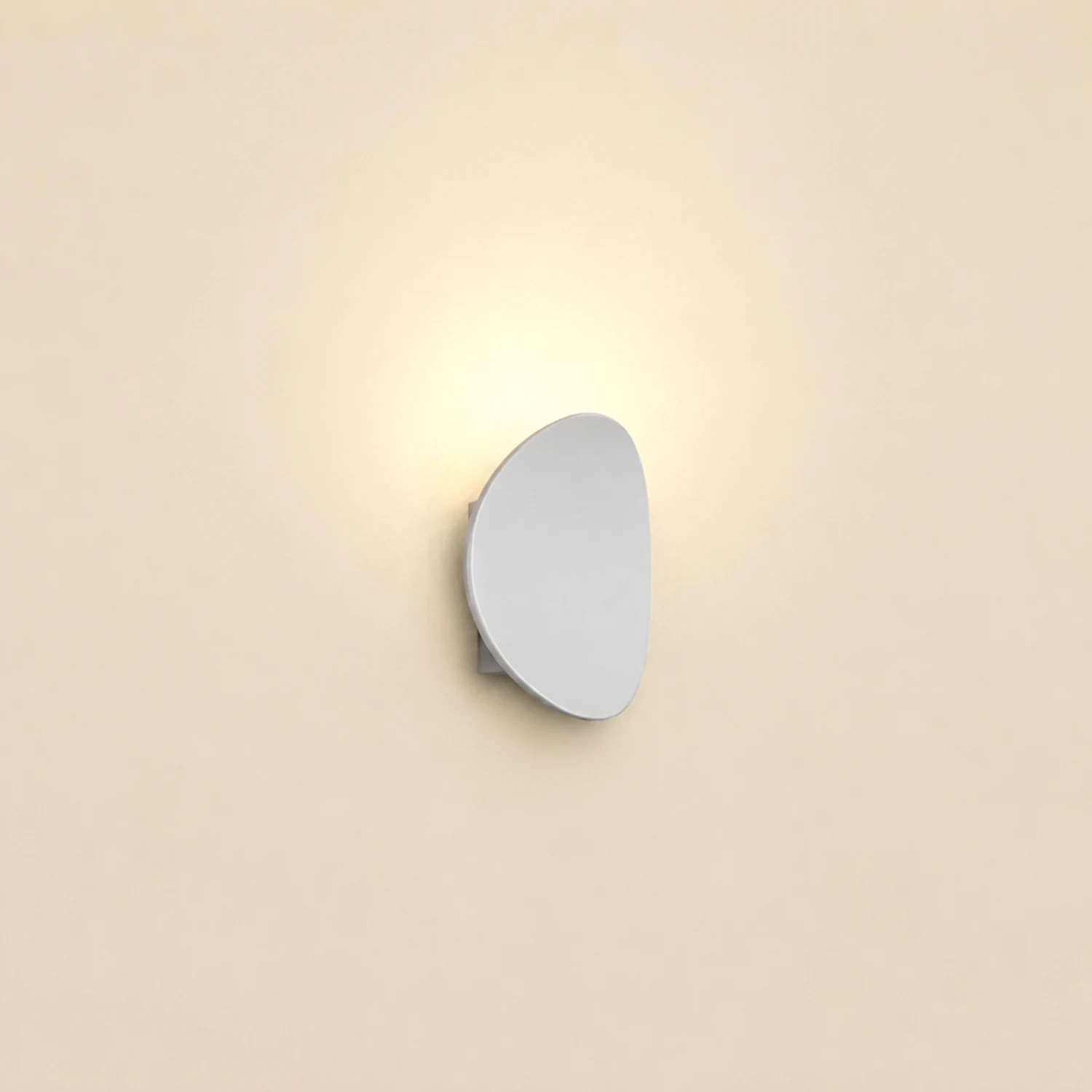Orr Modern Minimalist Pebbles Shaped Metal/Acrylic Outdoor Waterproof Wall Lamp, Black/Gray - Lumpaz