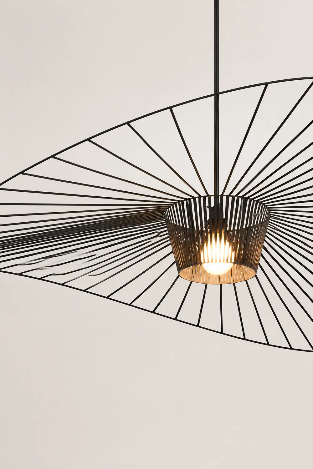 Renée Modern Flower Fabric Pendant Light 4 Color, Black/White/Gold/Brown - Lumpaz