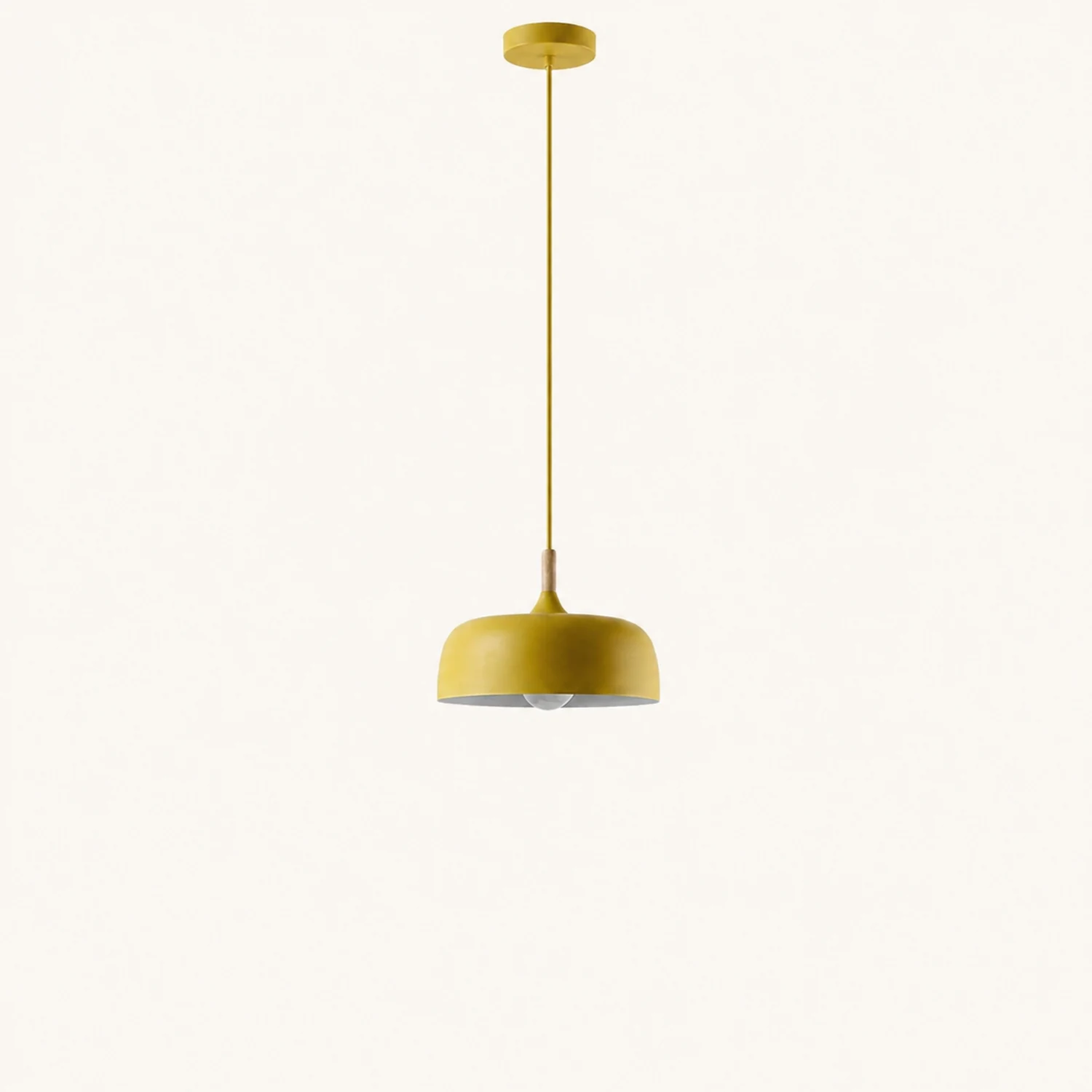 Leilani Modern Pendant Light Dome Macaron Metal Dining Room - Lumpaz