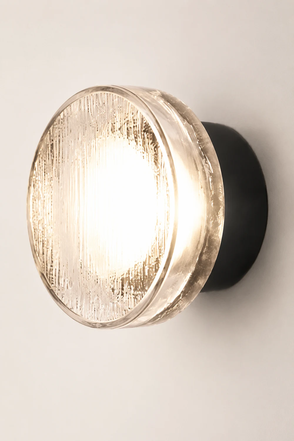 Valentina Modern Mini Bubble Metal/Glass Outdoor Wall Lamp, Transparent - Lumpaz