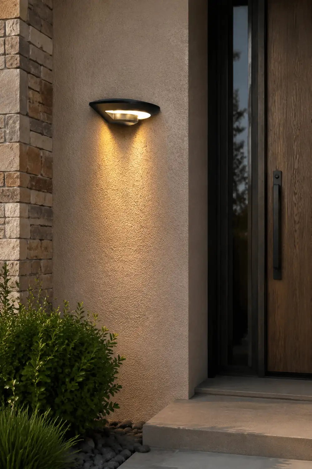 Orr Wall Lamp Flying Saucer, Metal LED, Black, Outdoor - Lumpaz