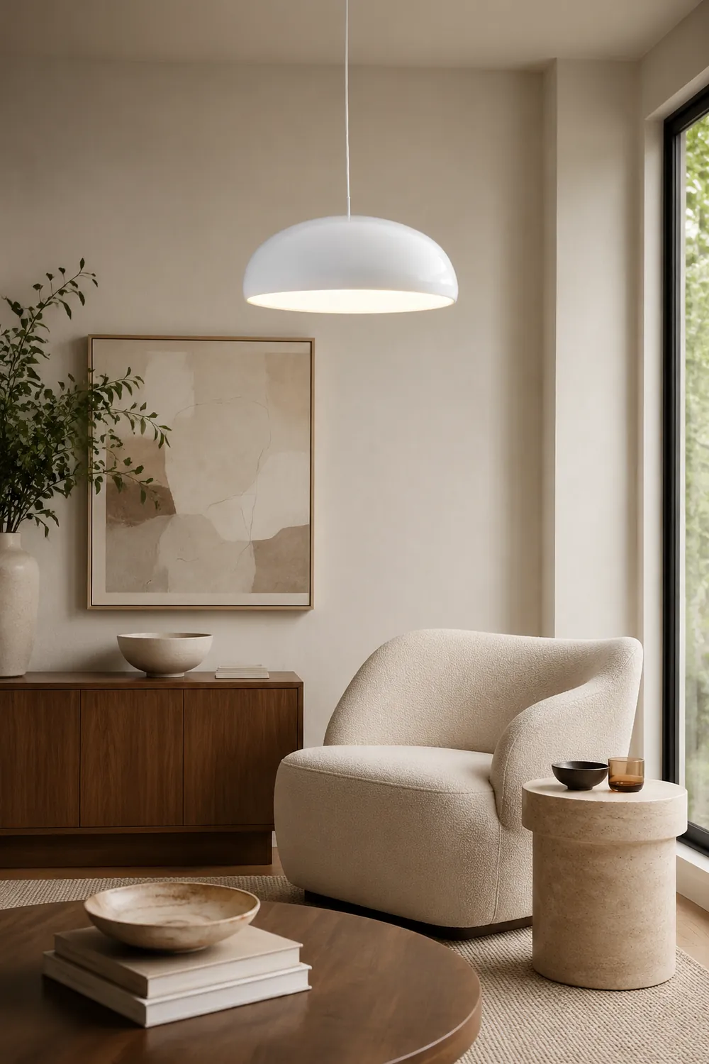 Leilani Elegant Modern Artistic Deco Pendant Light Metal Acrylic Dining Room - Lumpaz
