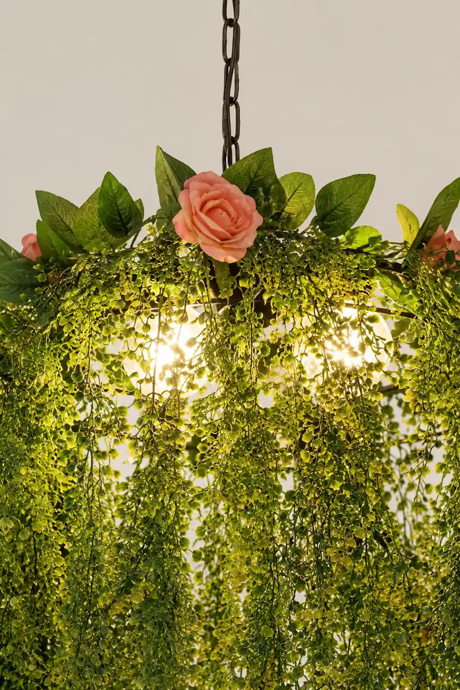 Nest Art Natural Plant/Flower Decor Pendant Light Living Room - Lumpaz