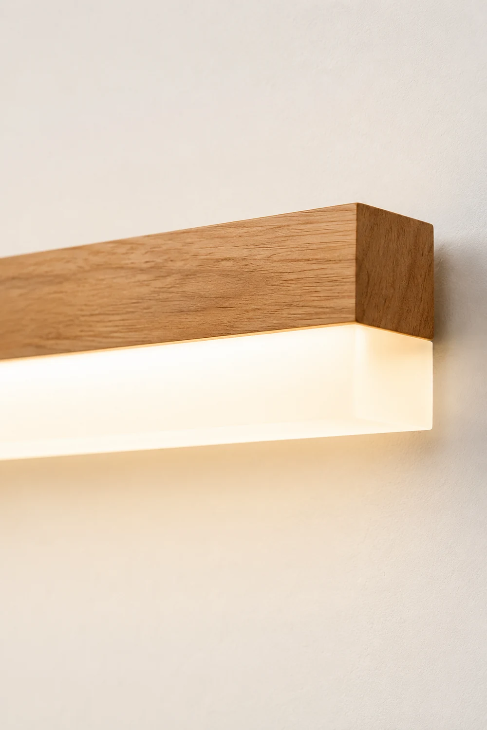 Ozawa Modern Rectangular/Arc Shape Wood/Metal Wall Lamp - Lumpaz