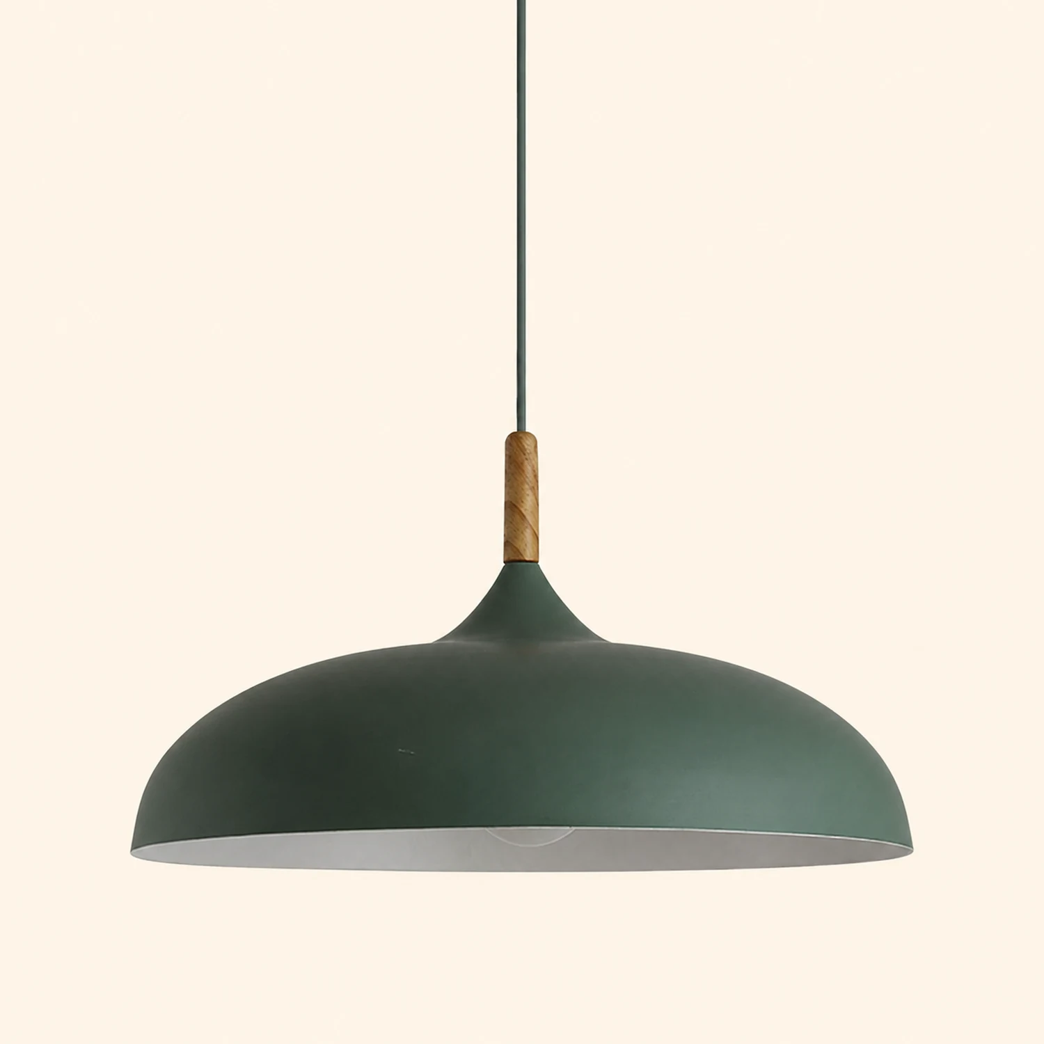 Leilani Modern Pendant Light Dome Macaron Metal Dining Room - Lumpaz