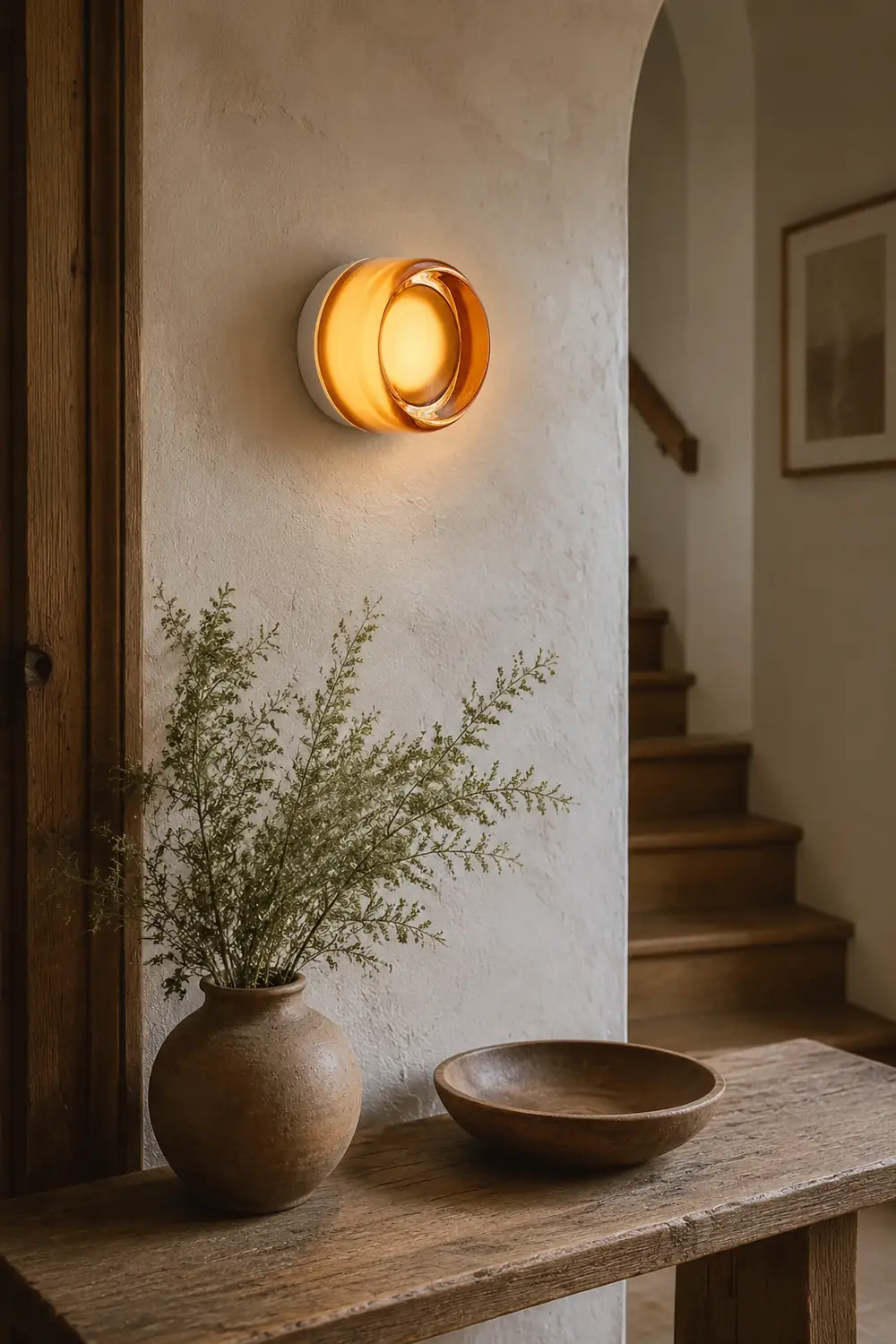 Hailie Modern Bedroom Indoor Wall Mount Lamp, Smoke Gray/Amber/White - Lumpaz