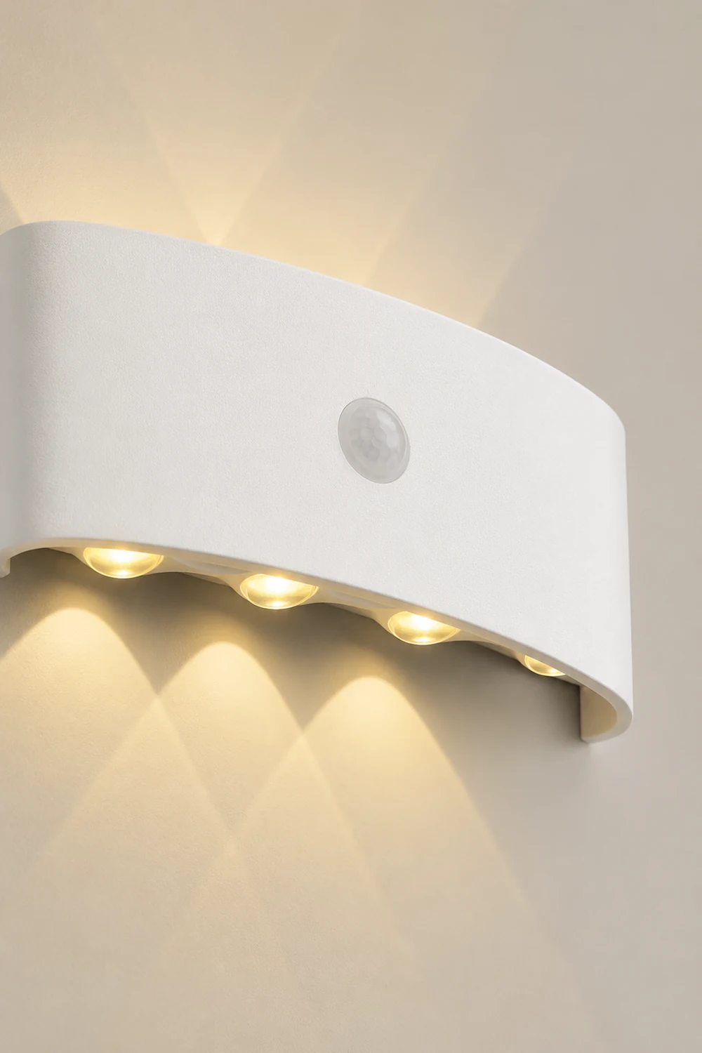 Orr Modern Simple Metal/Acrylic Fixtures Up And Down LED Light Wall Lamp, Black/White - Lumpaz