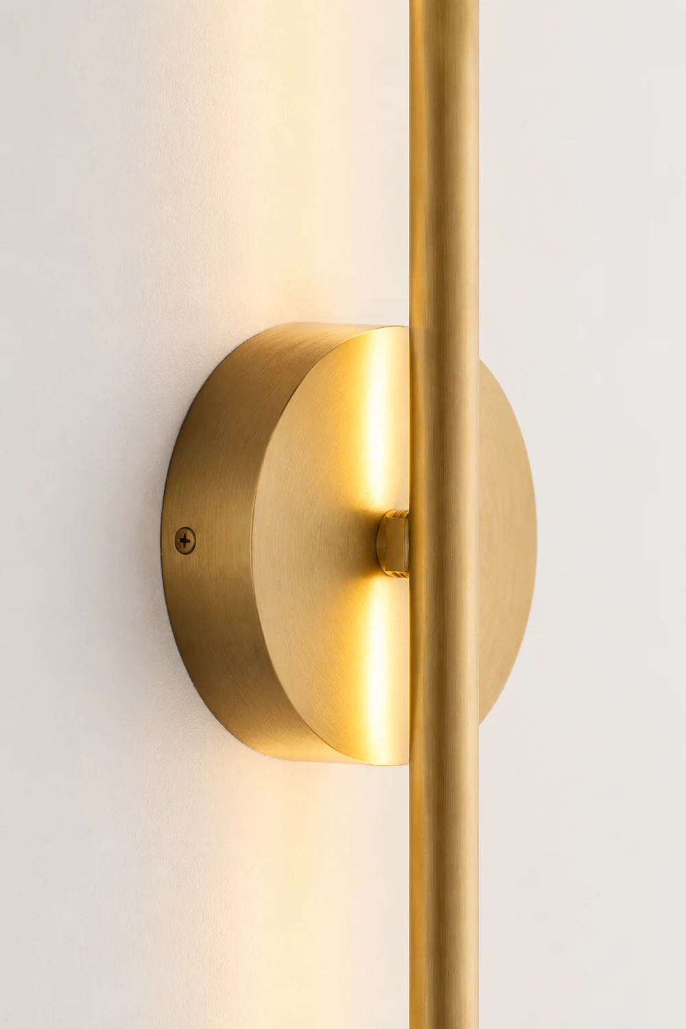 Edge Modern Linear Metal&Silica Gel Wall Mount Lamps, Gold - Lumpaz