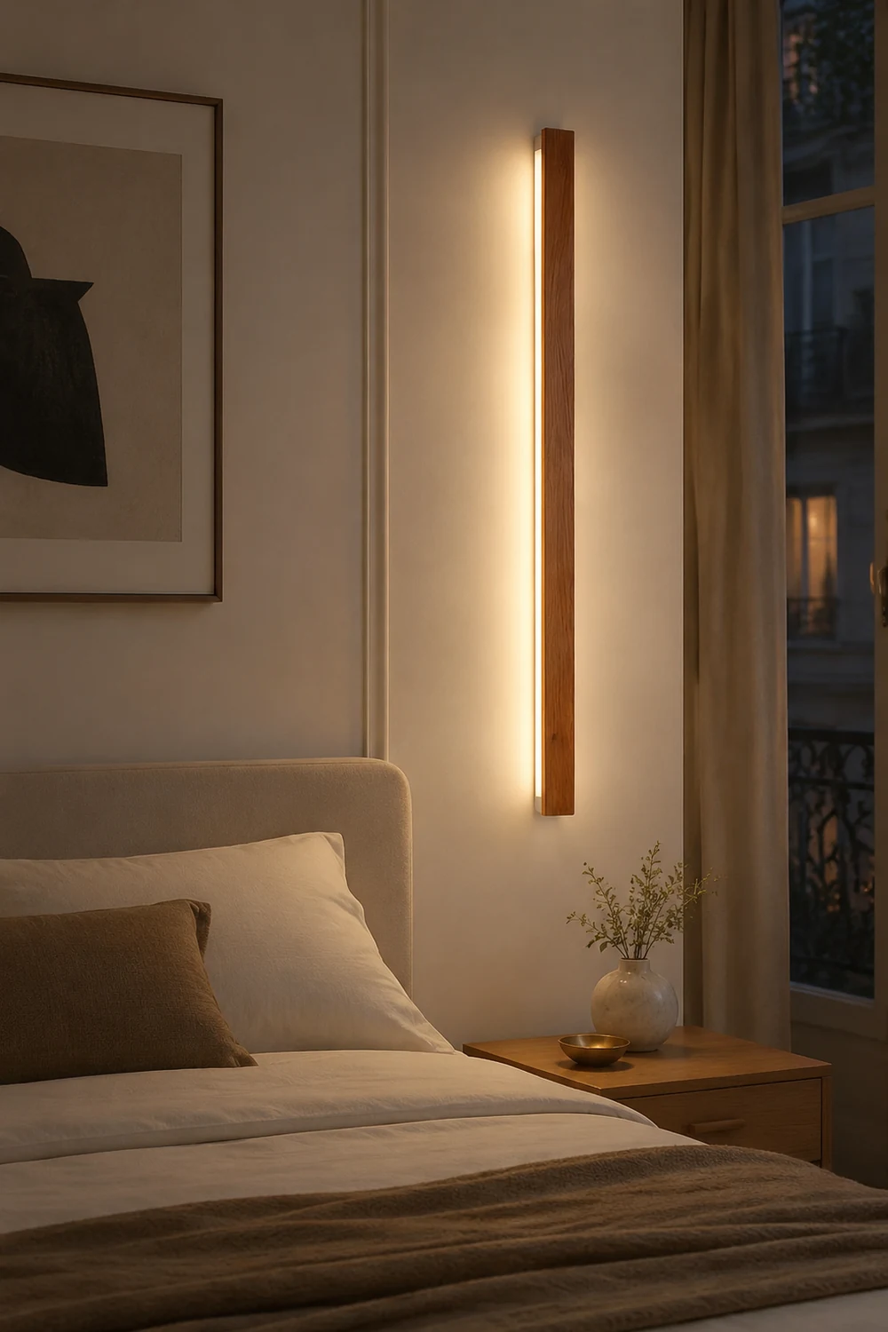 Ozawa Wall Lamp Dimmable, 23.5"/31.5"/39.3"/47.2" - Lumpaz