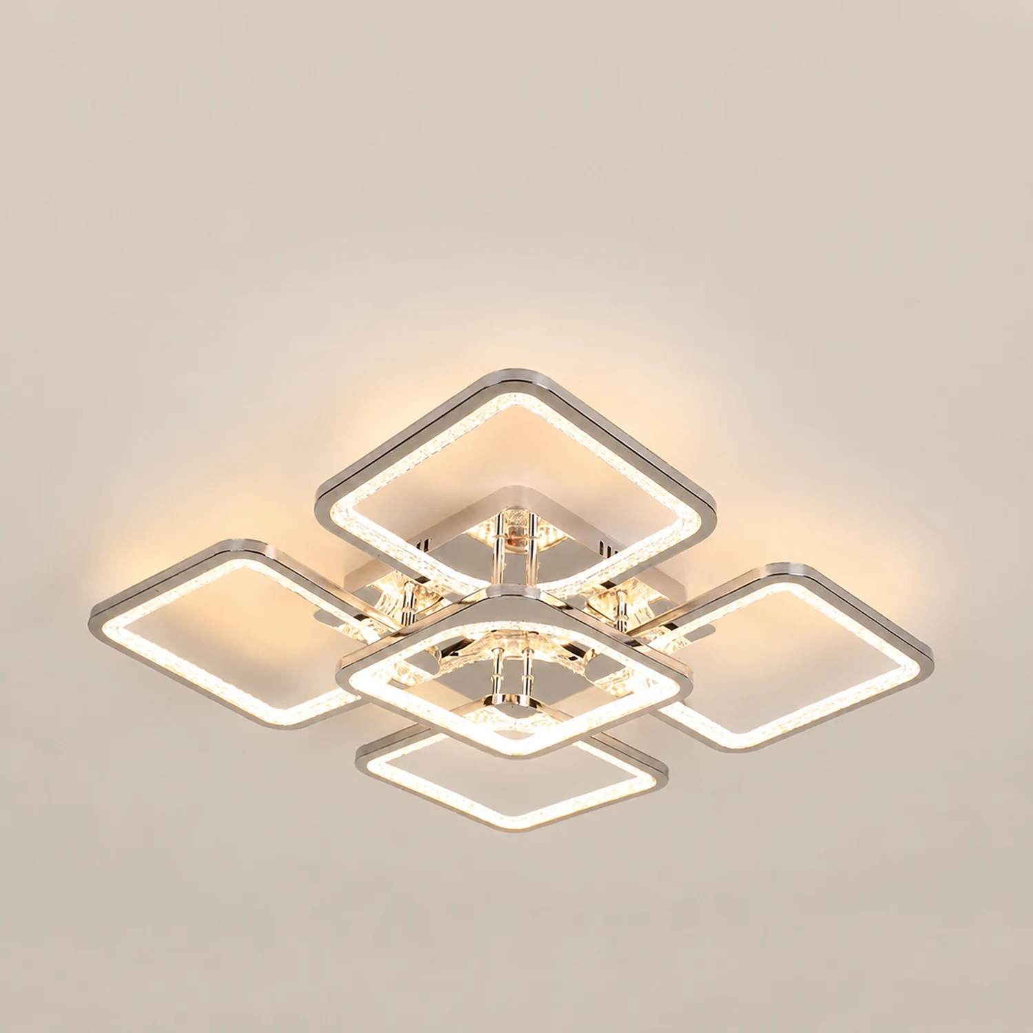 Lacey Modern Square Flush Mount Ceiling Light - Lumpaz