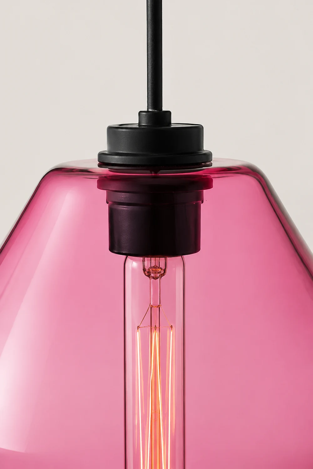Zaid Modern Art Deco LED Cylindrical Metal/Glass Pendant Light - Lumpaz