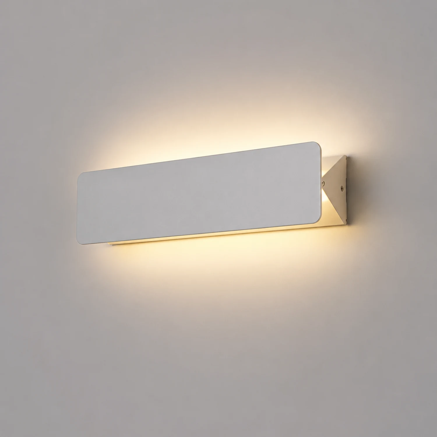 Orr LED Metal Indoor Wall Lamp Rotatable, White - Lumpaz