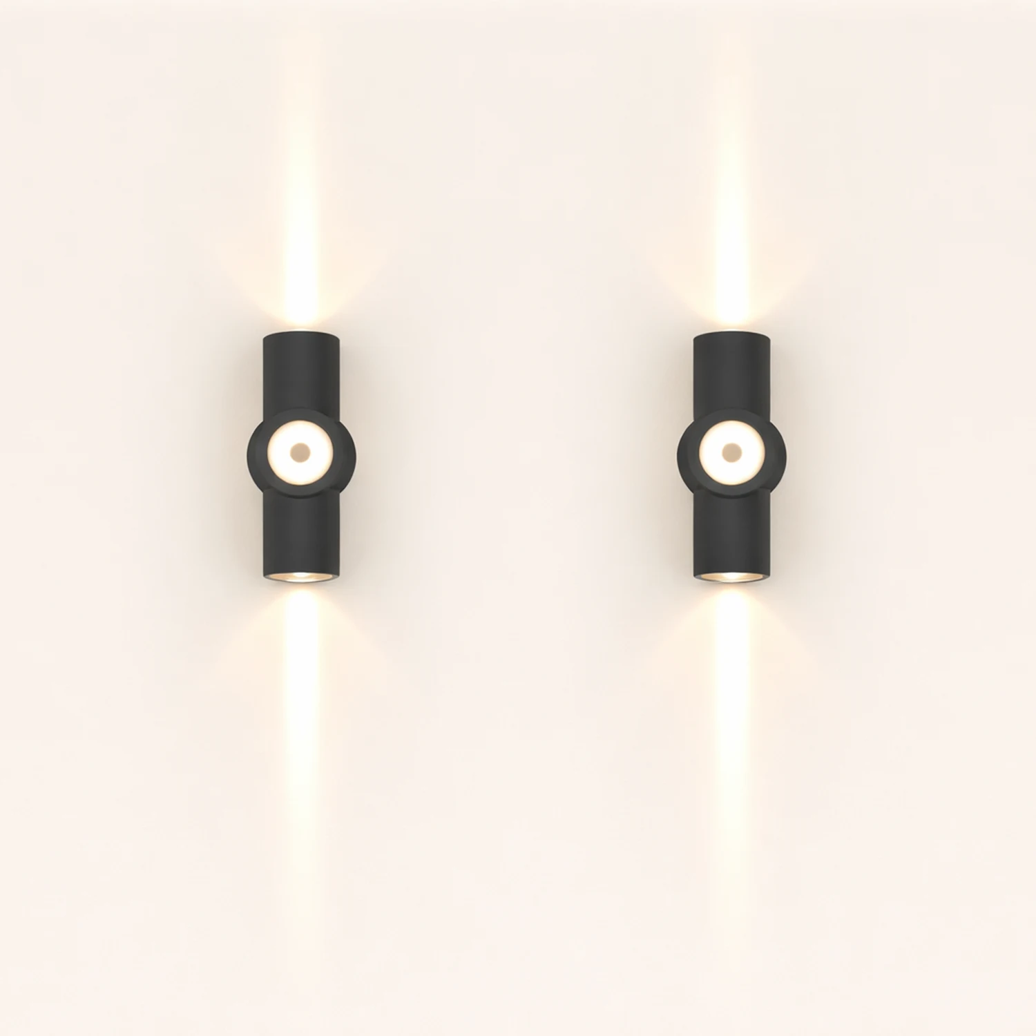 Orr Modern Waterproof Minimalist Cross Outdoor Wall Light Garden/Corridor - Lumpaz