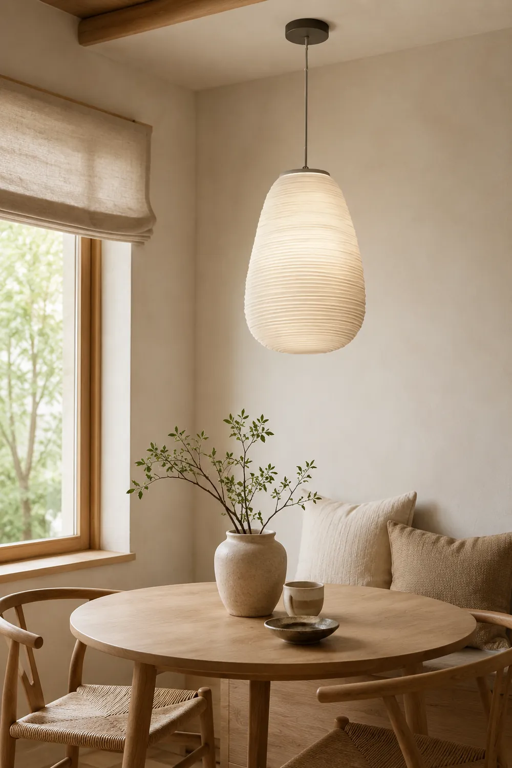 Renée Designer Glass/Metal Simple Pendant Light - Lumpaz