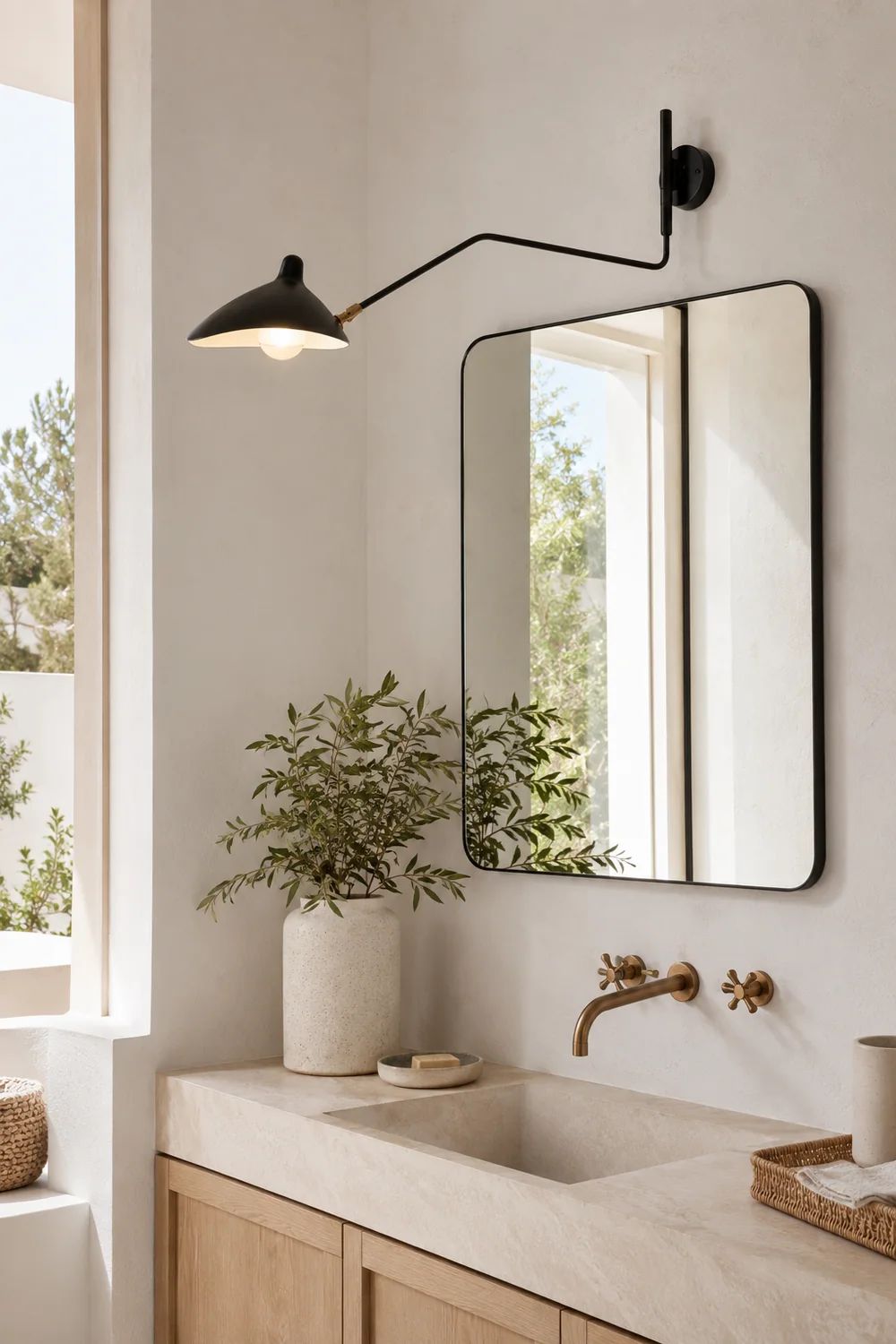 Schmitt Wall Lamp Industry, Metal, Black, Living Room - Lumpaz