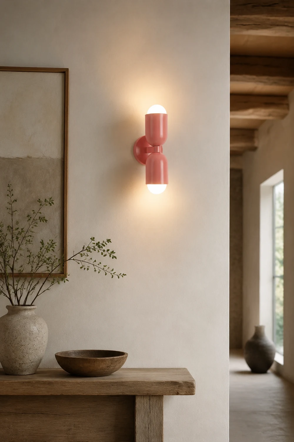 Morandi Modern Art Decoration Double-Headed Colorful Wall Lamp - Lumpaz